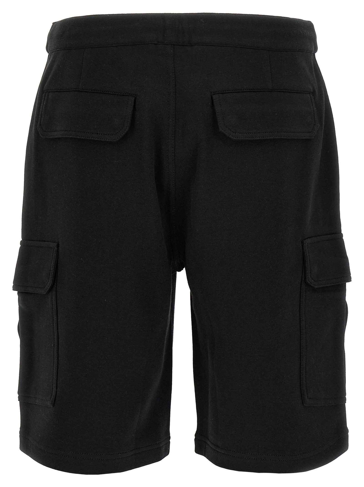 Brunello Cucinelli Black Cotton Bermuda Shorts