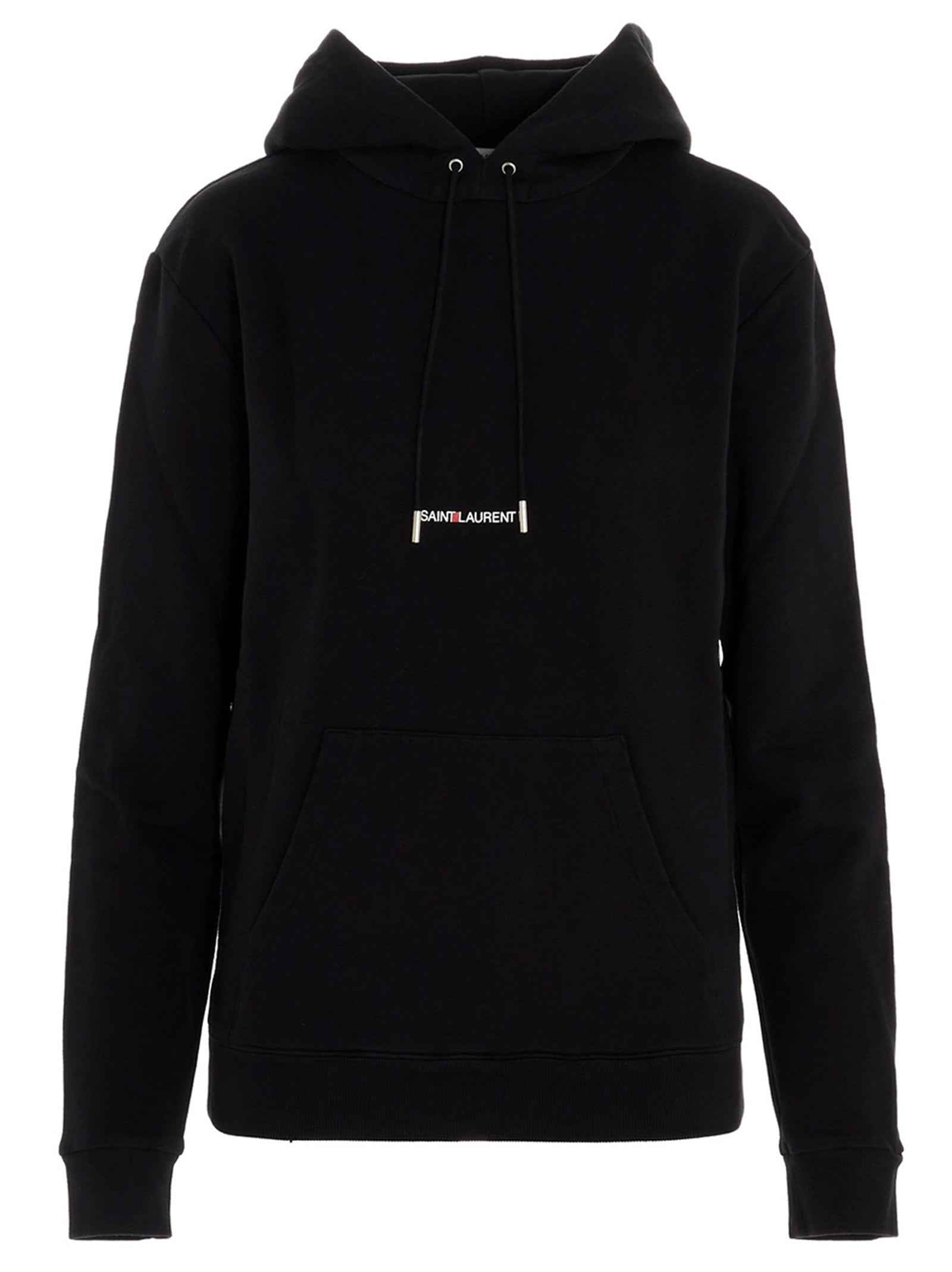 Saint Laurent Black Cotton Sweatshirt