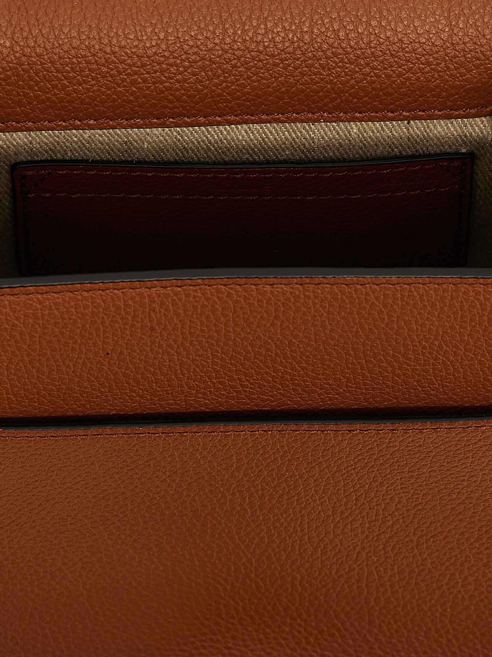 Chloé Brown Lamb Leather Crossbody Bag