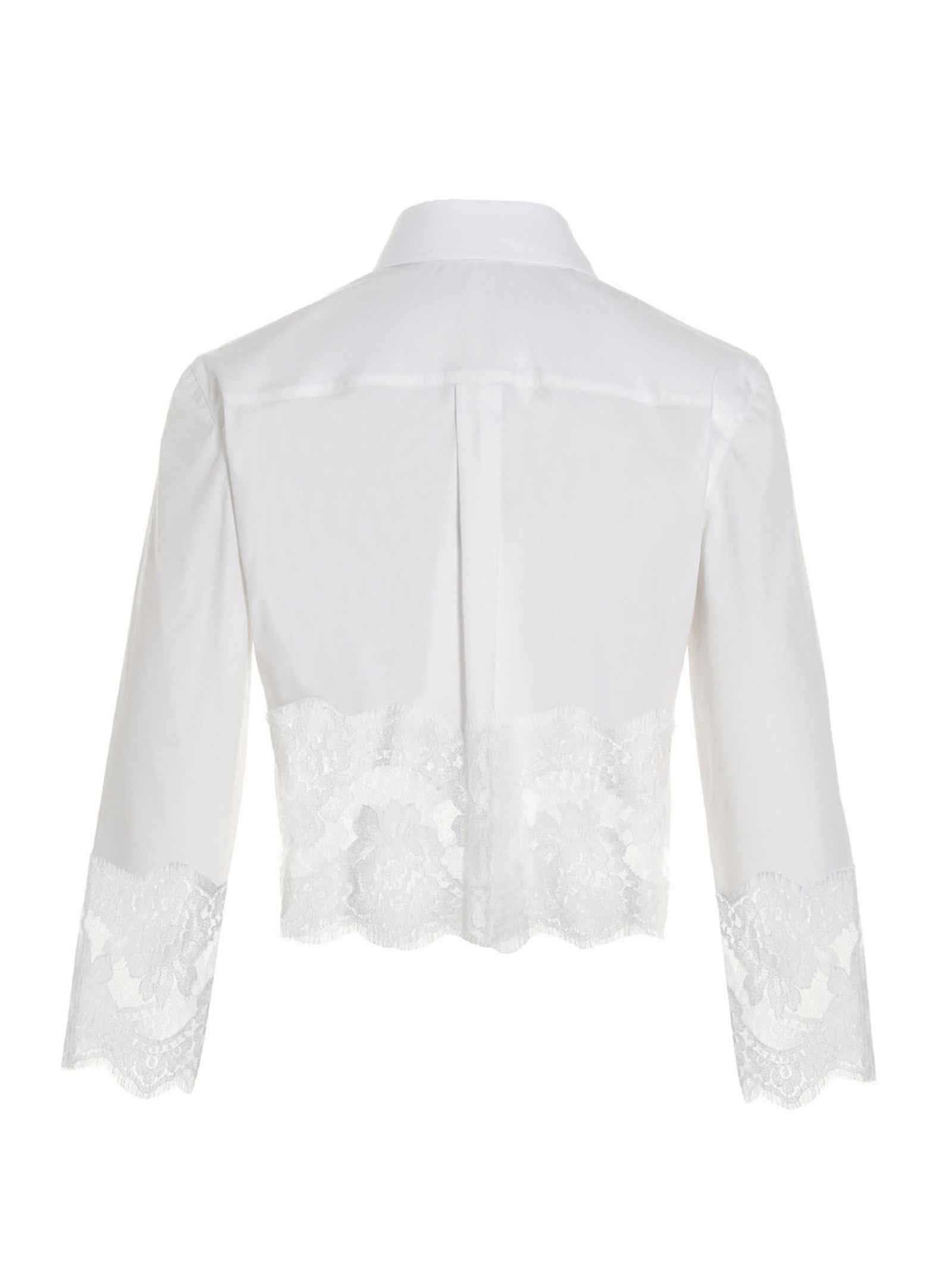 Dolce & Gabbana White Cotton Blouse