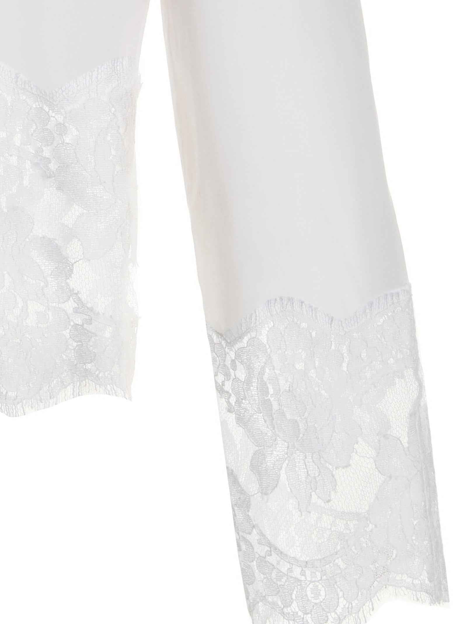 Dolce & Gabbana White Cotton Blouse