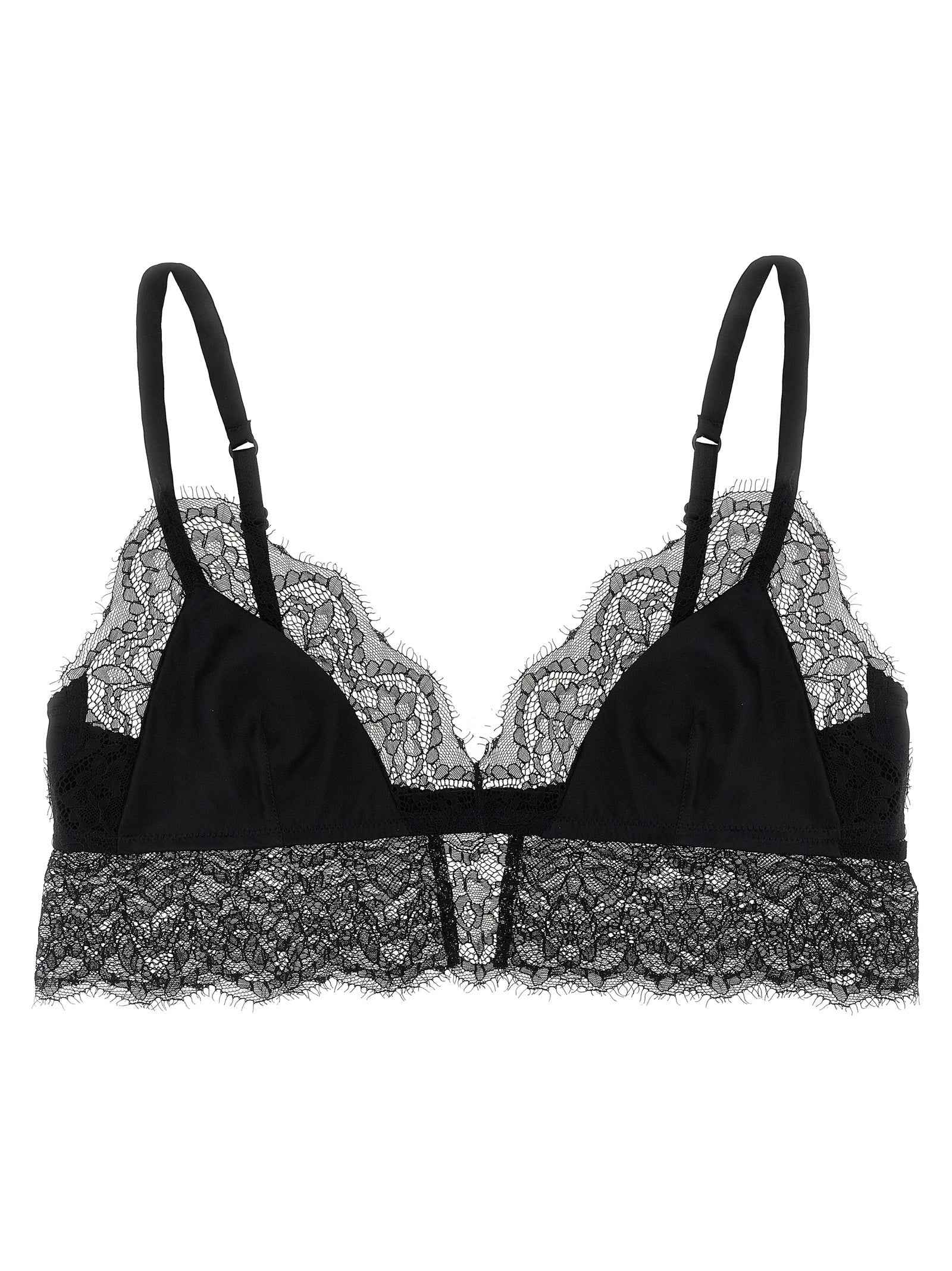 Dolce & Gabbana Black Silk Bra
