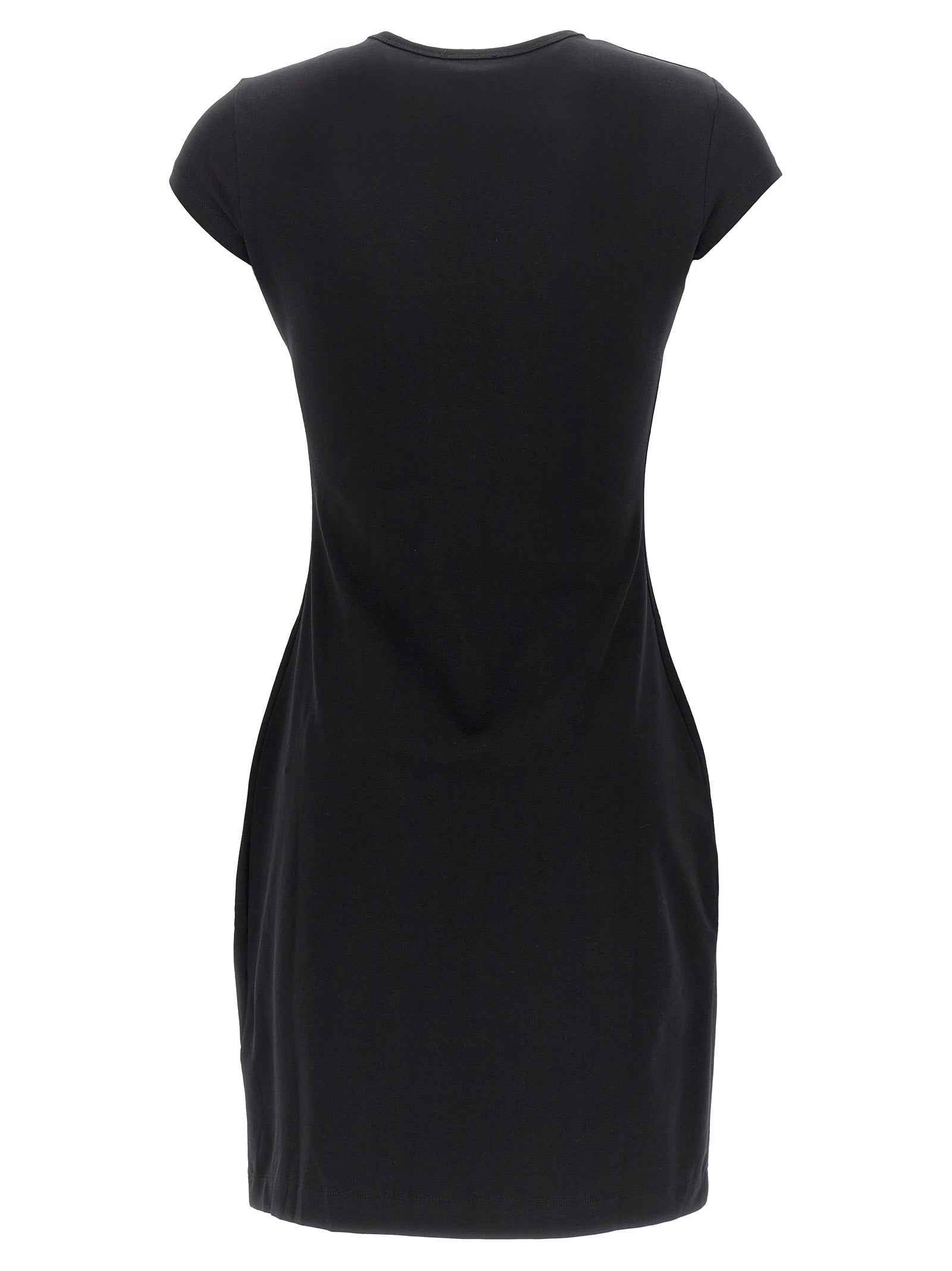 Diesel Black Cotton Short Dress