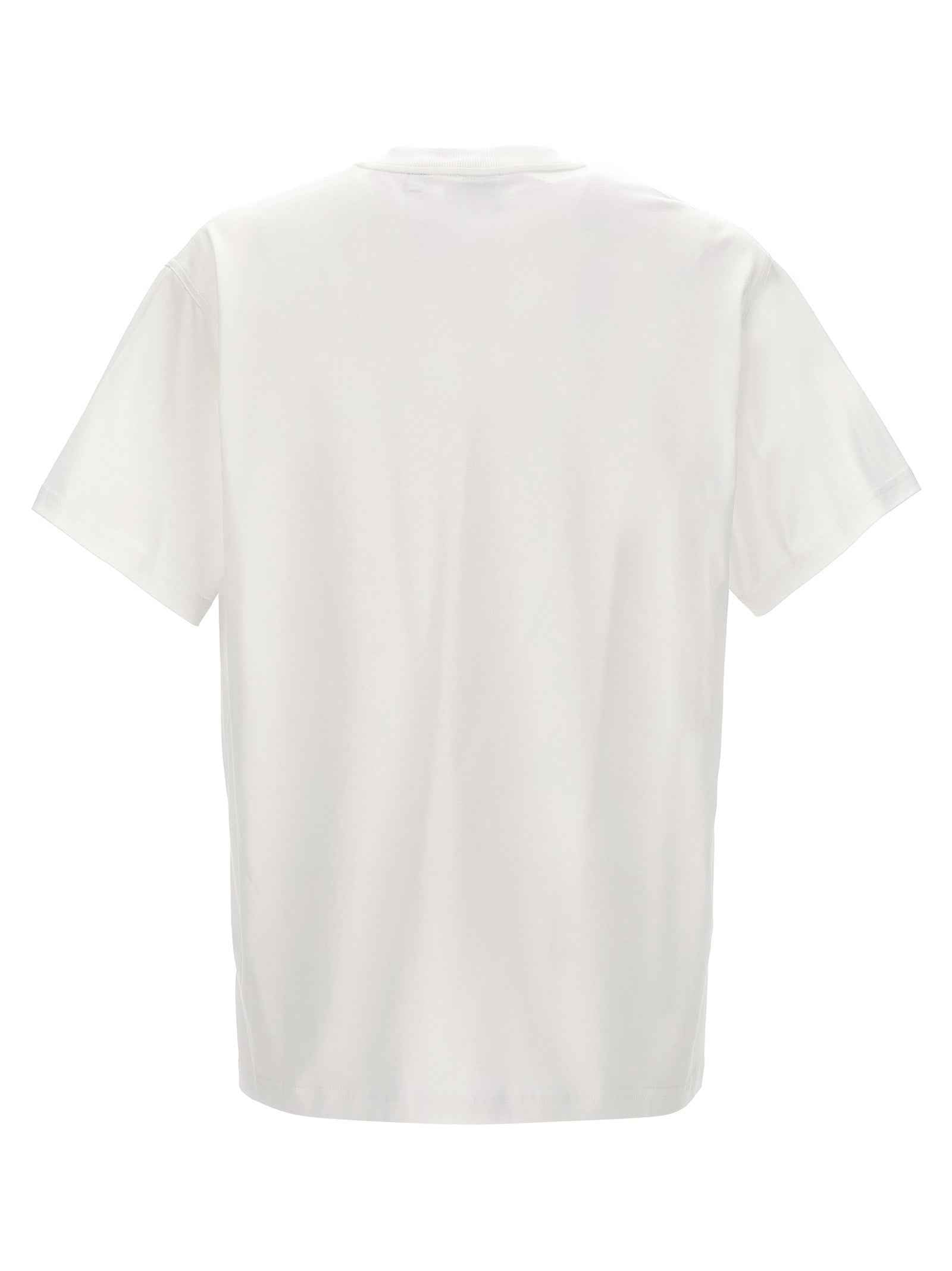 Burberry White Cotton T-Shirt