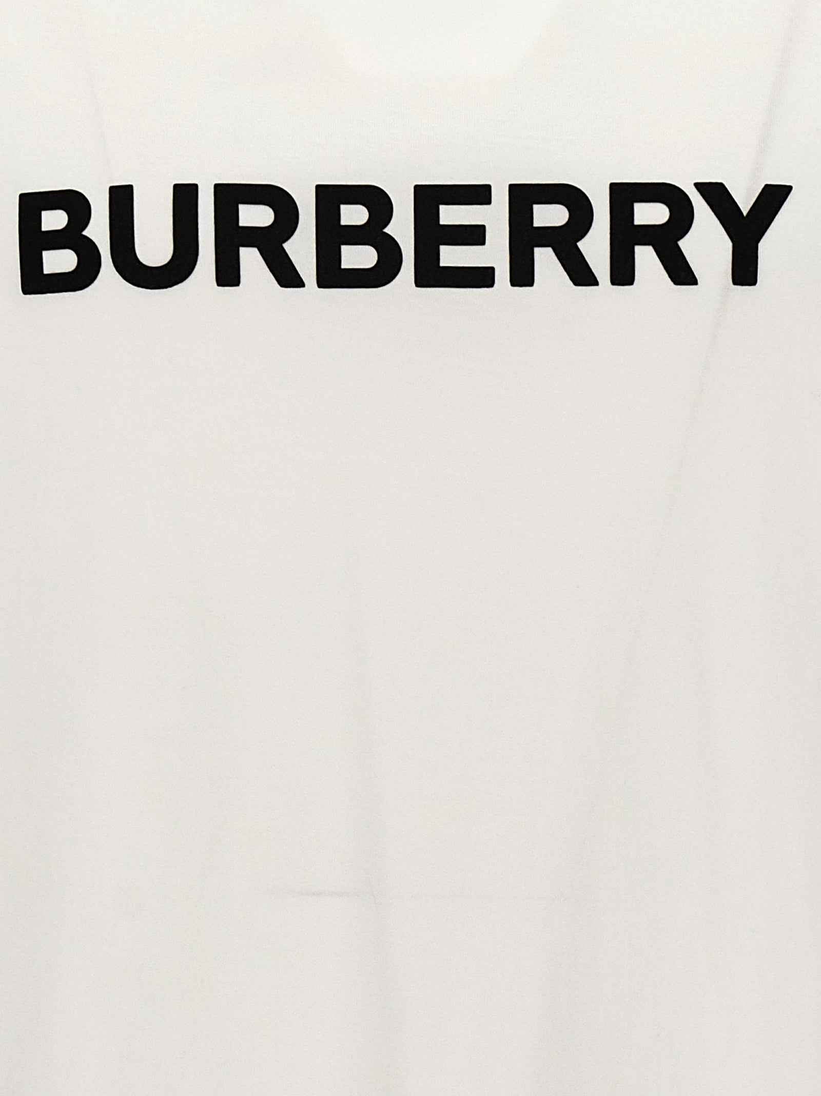 Burberry White Cotton T-Shirt