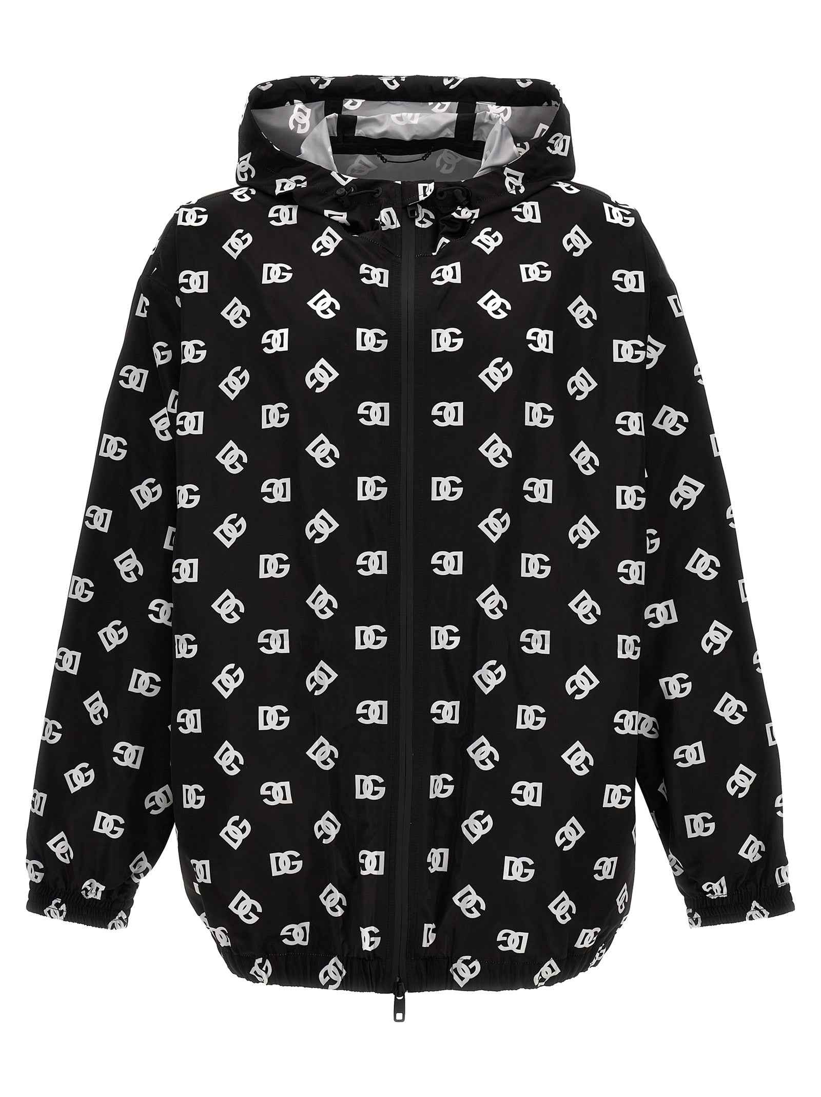 Dolce & Gabbana Bicolor Polyester Shell Jacket