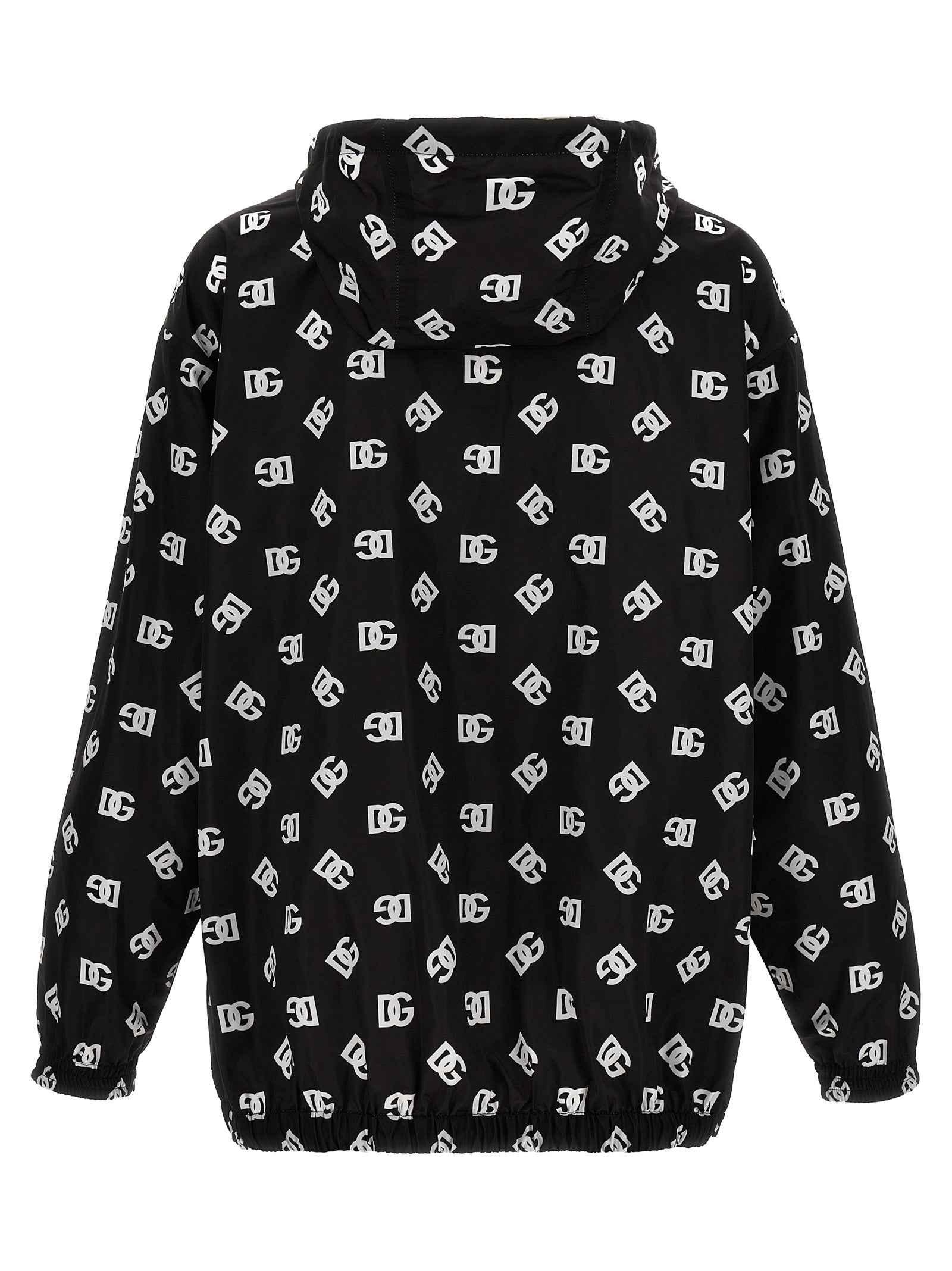 Dolce & Gabbana Bicolor Polyester Shell Jacket