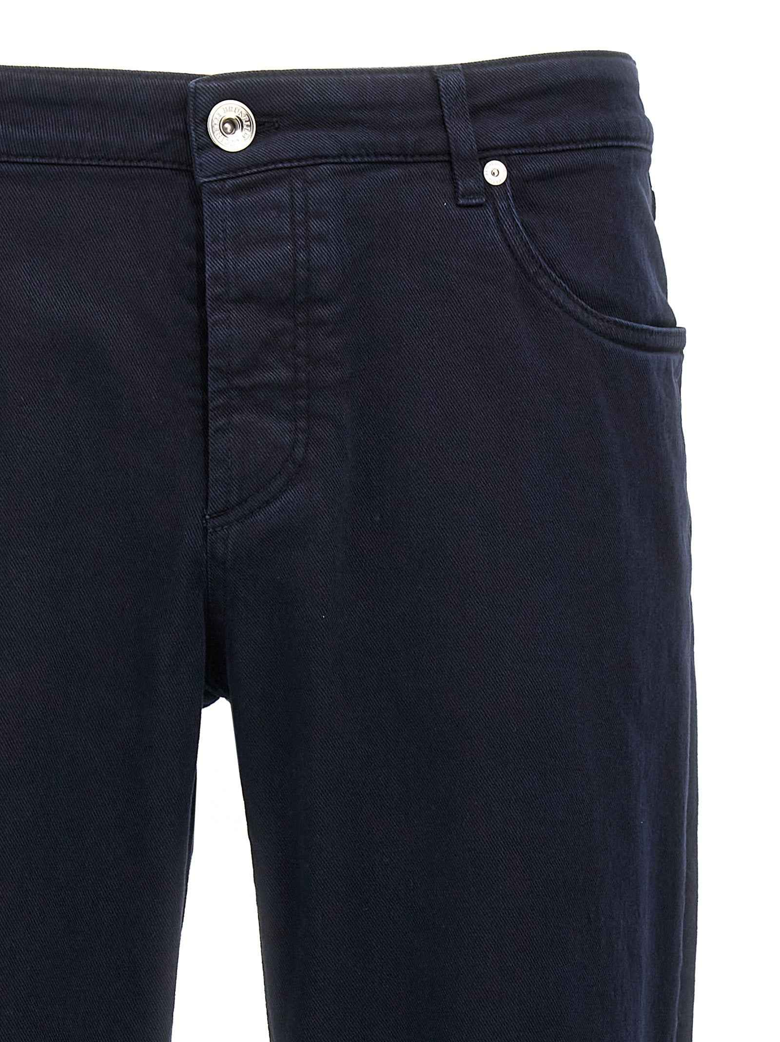 Brunello Cucinelli Blue Cotton Jeans Denim