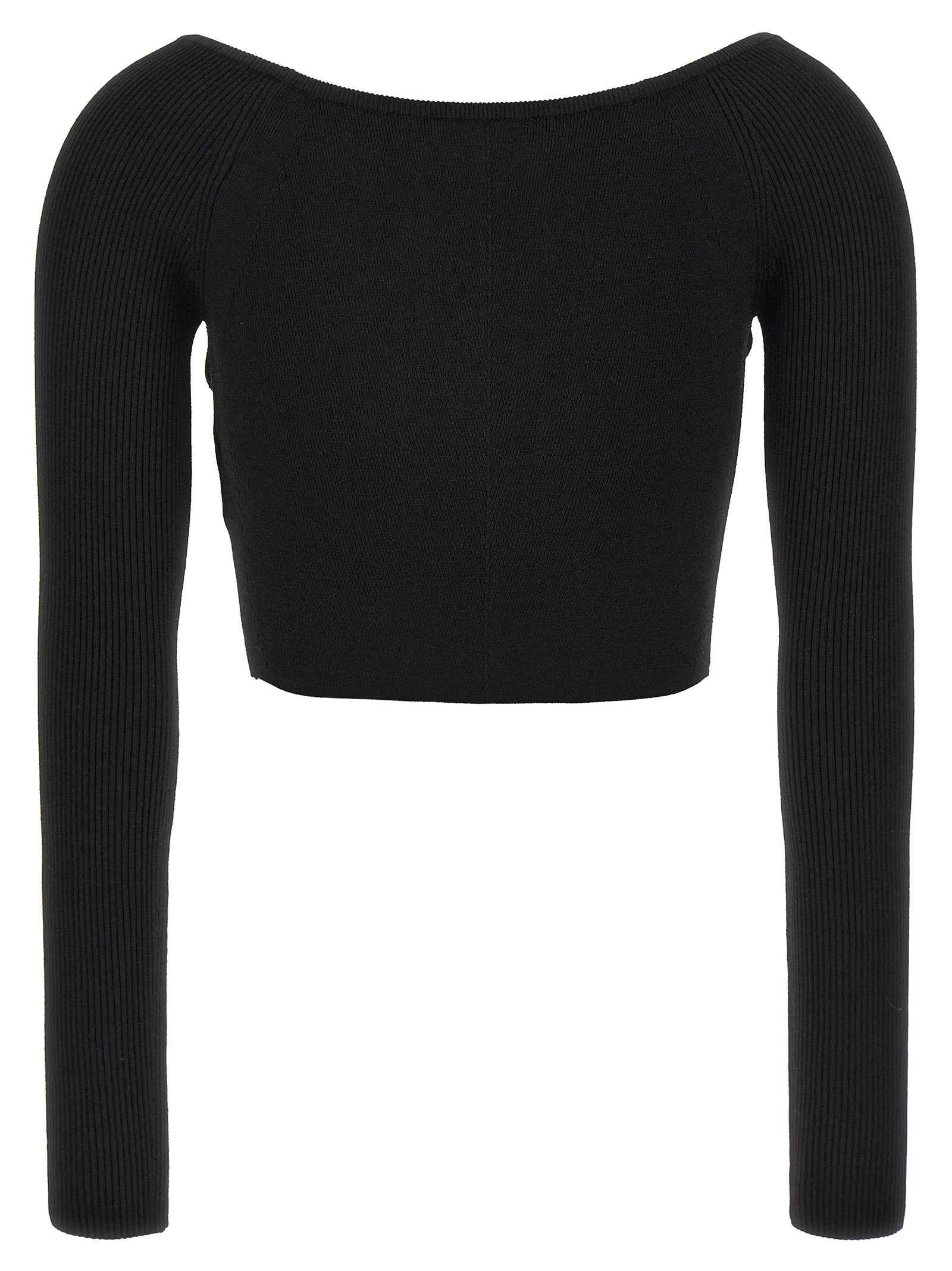 Diesel Black Viscose Cardigan