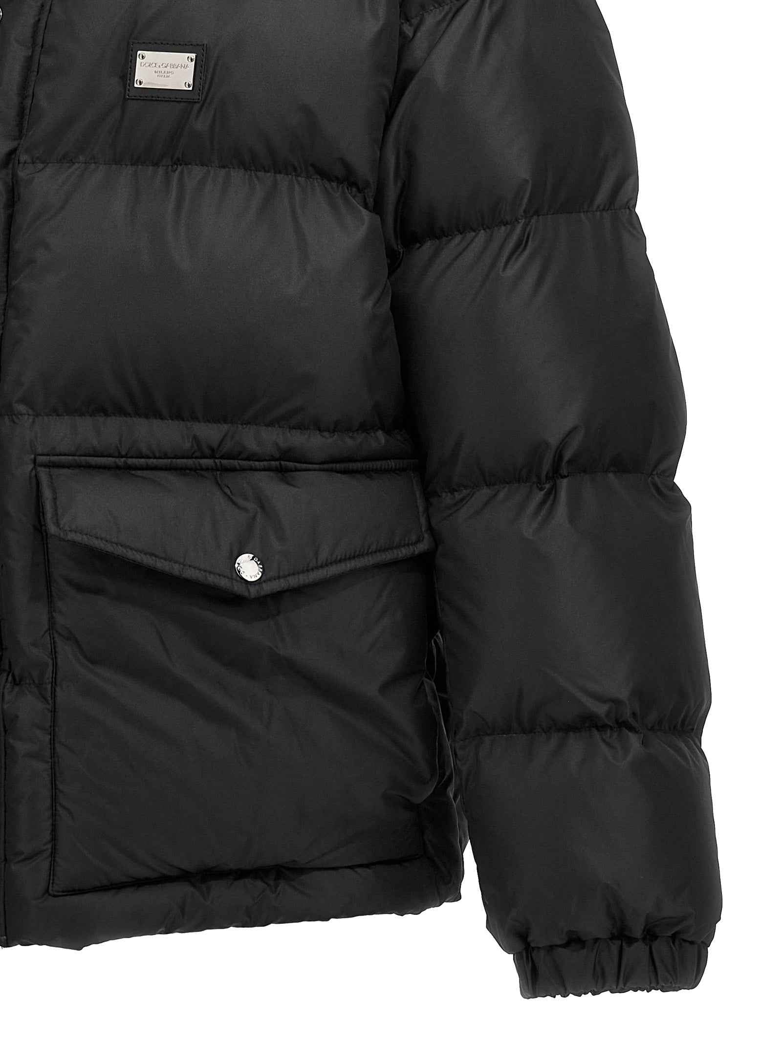 Dolce & Gabbana Black Polyester Jacket