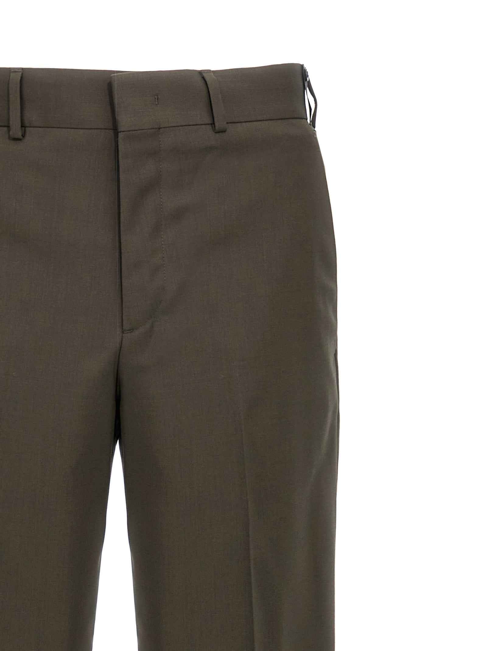 Fendi Bicolor Wool Dress Pants