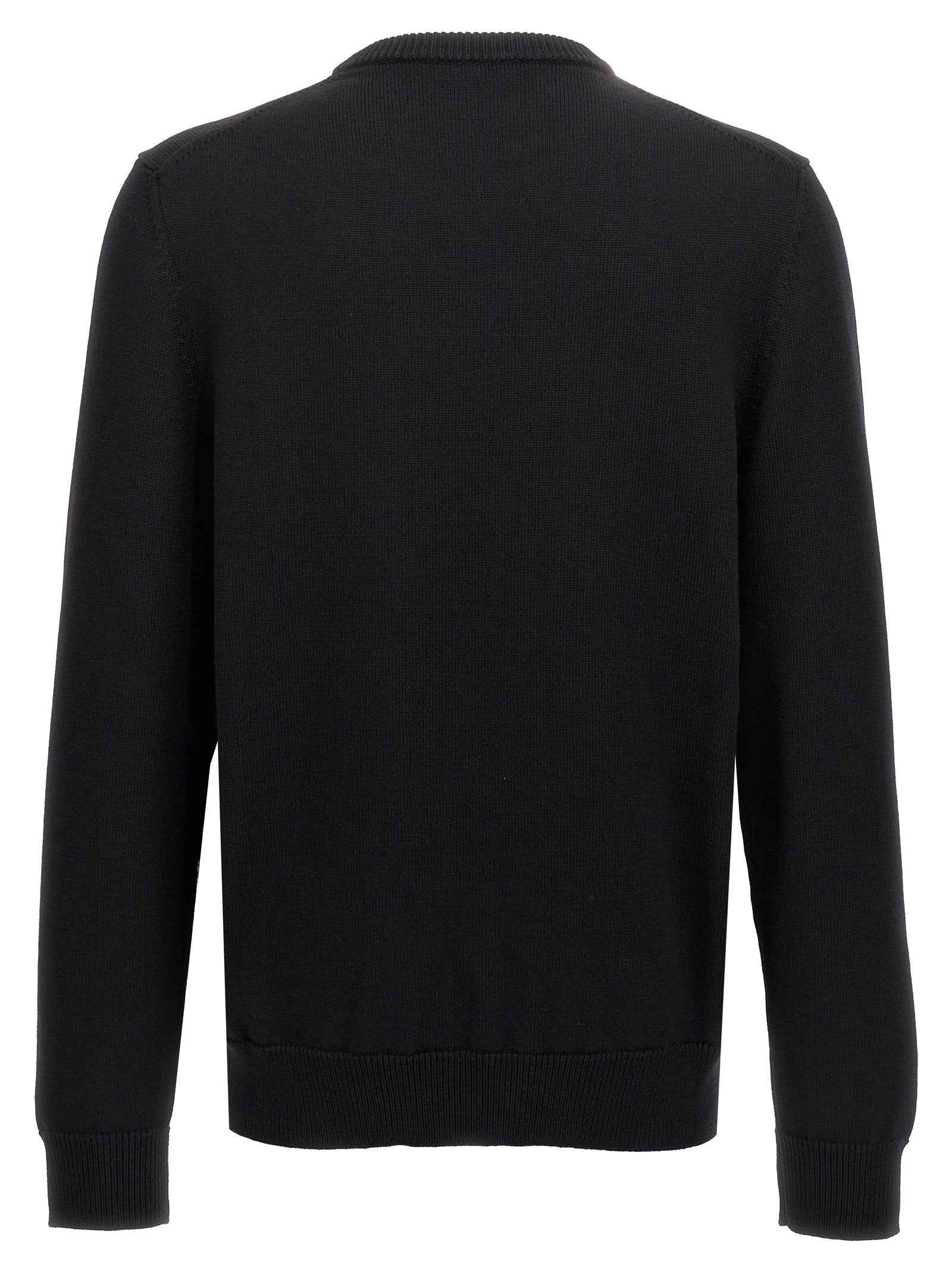 Dolce & Gabbana Black Virgin Wool Cardigan