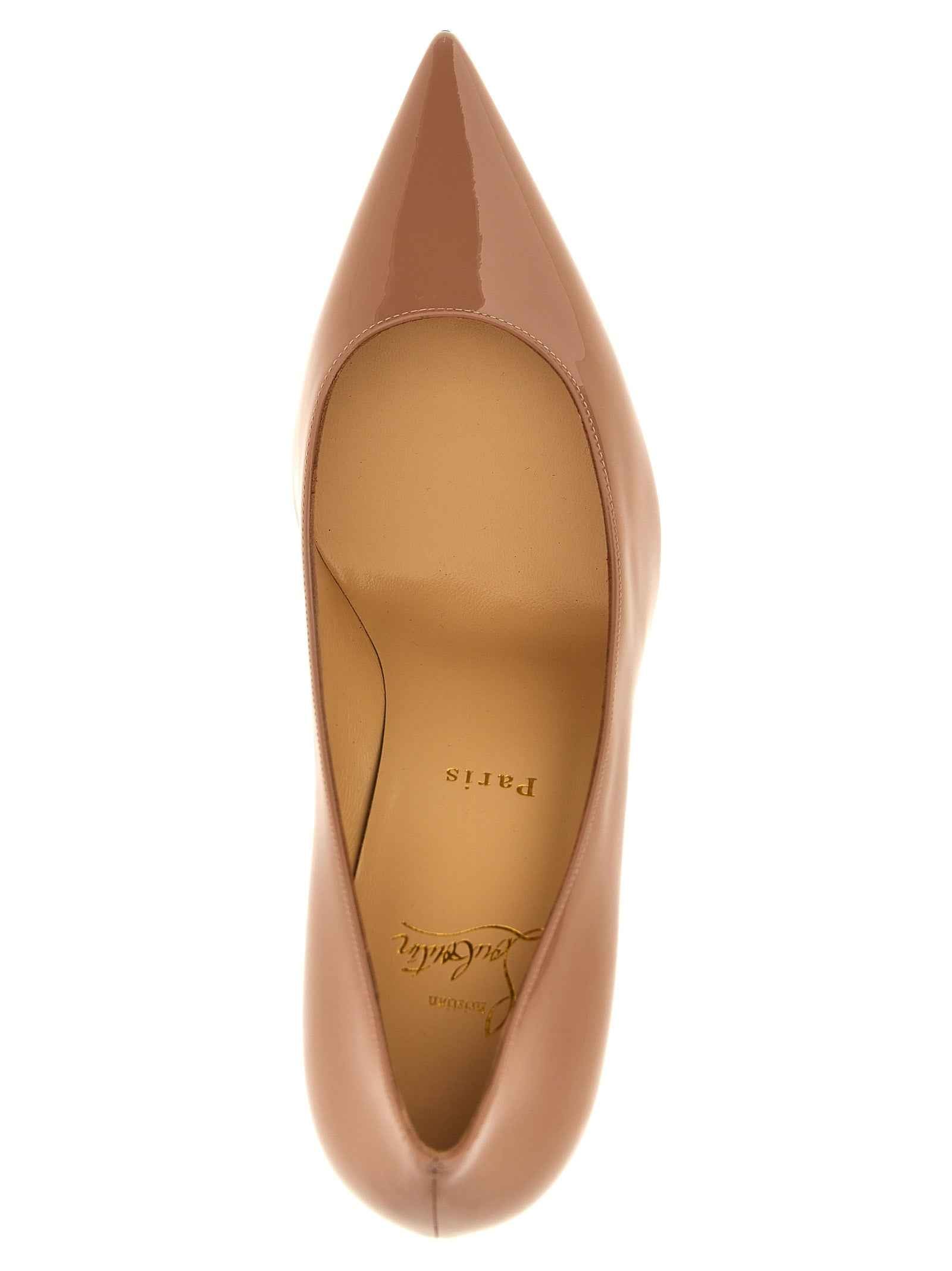 Christian Louboutin Beige Calfskin High Heel Pumps