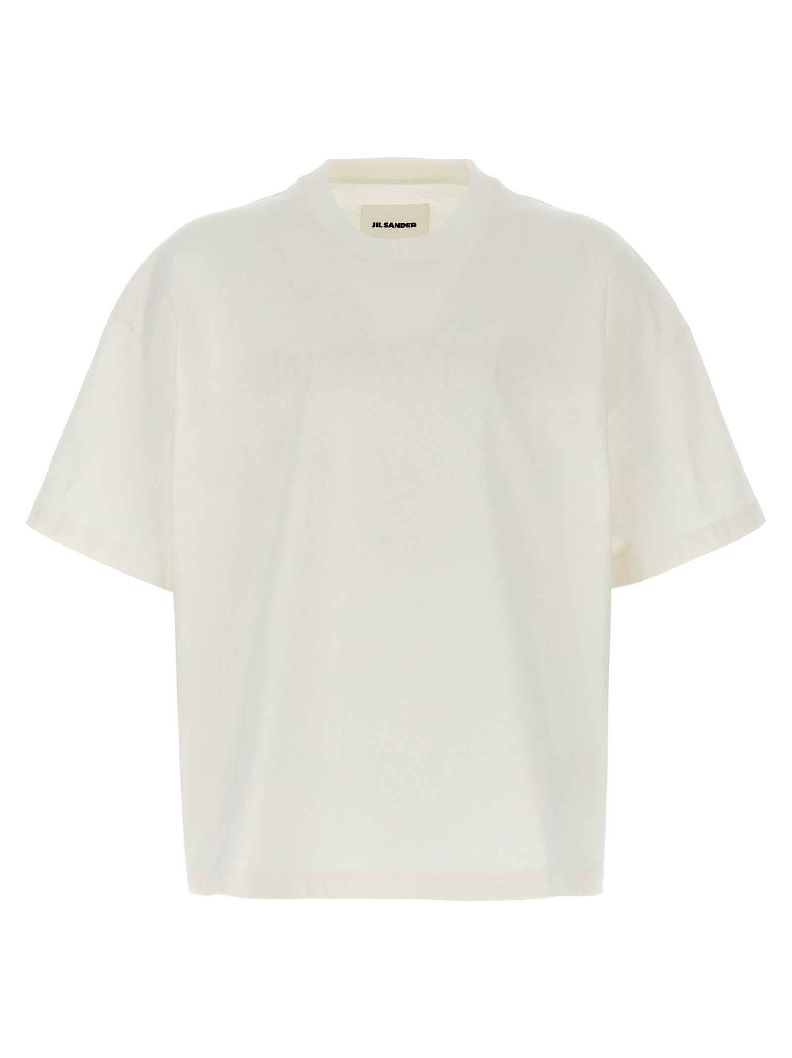 Jil Sander White Cotton T-Shirt