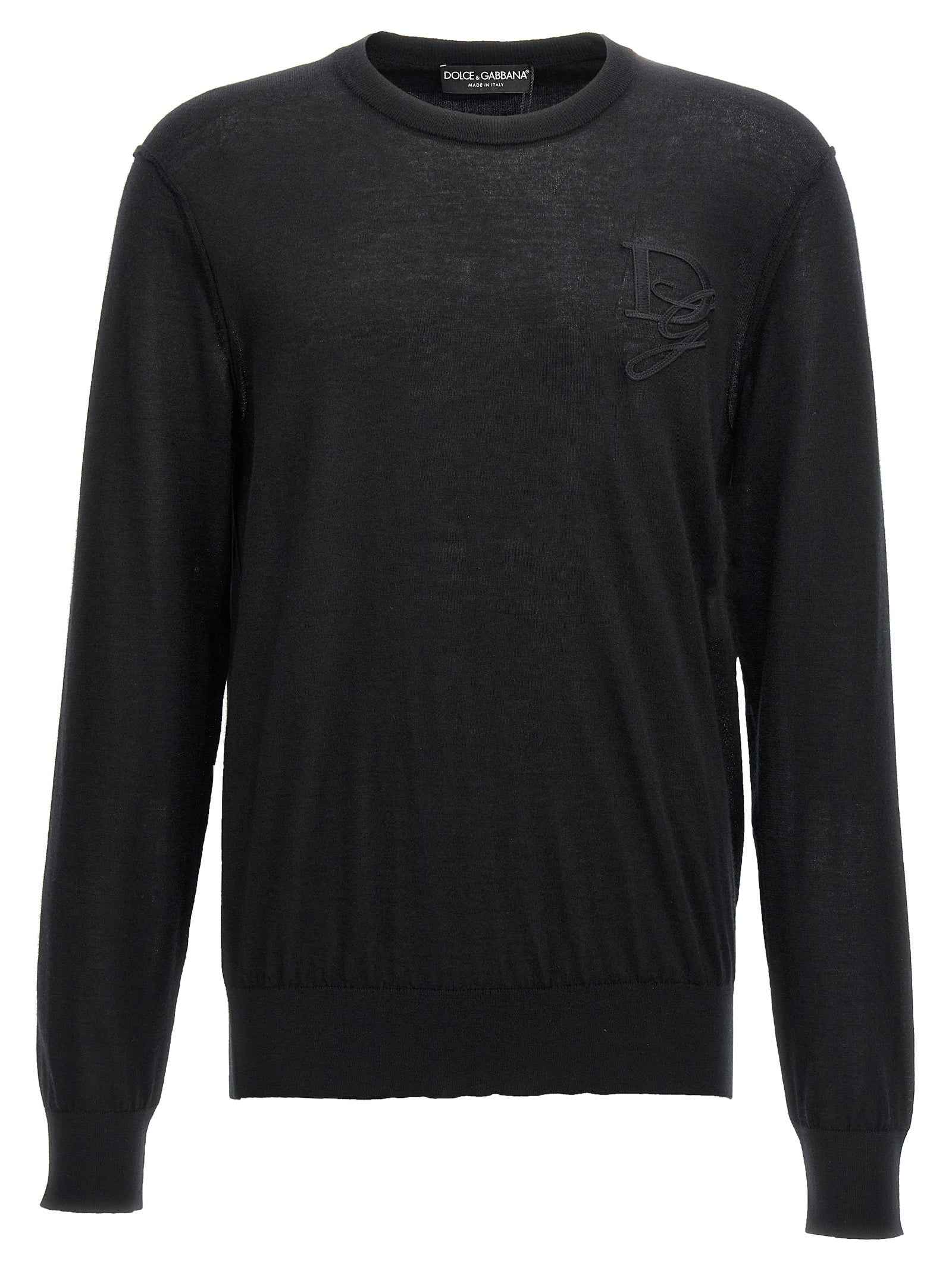 Dolce & Gabbana Black Cashmere Cardigan