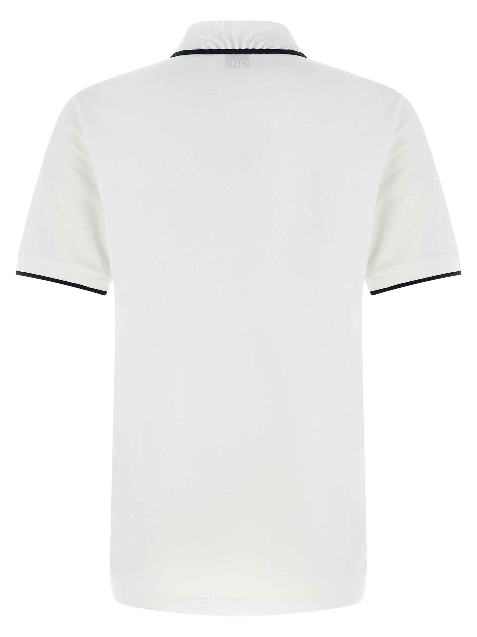 Hugo Boss White Cotton Polo Shirt