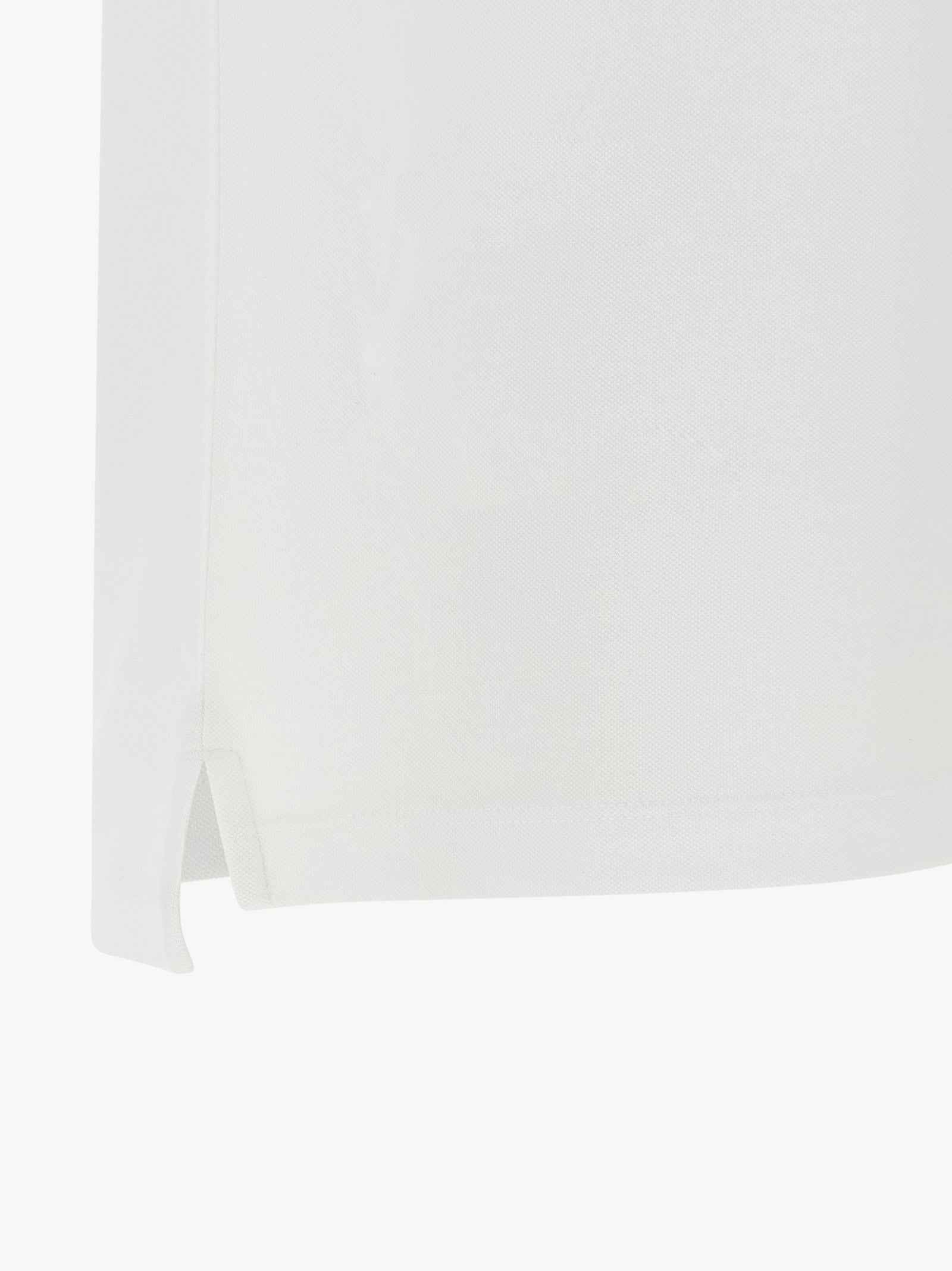 Hugo Boss White Cotton Polo Shirt