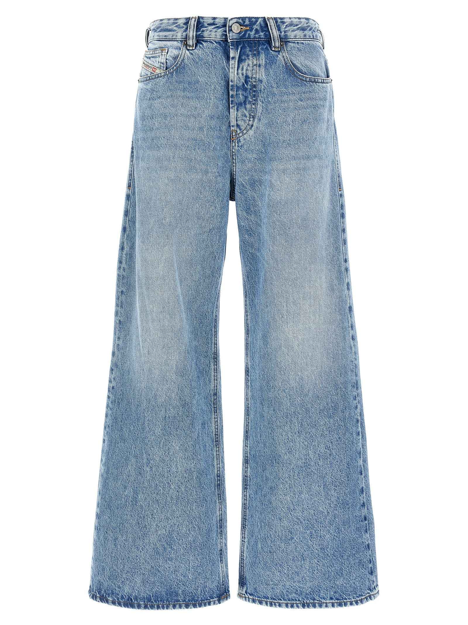 Diesel Blue Cotton Jeans Denim