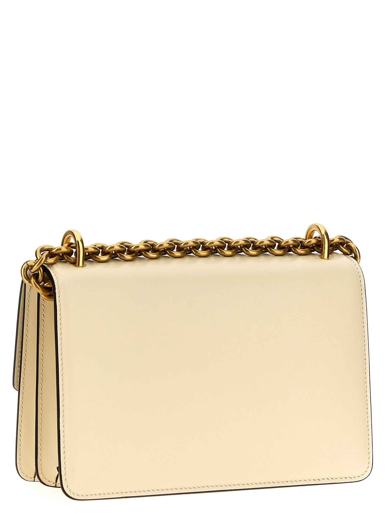 Valentino Garavani White Calfskin Shoulder Bag