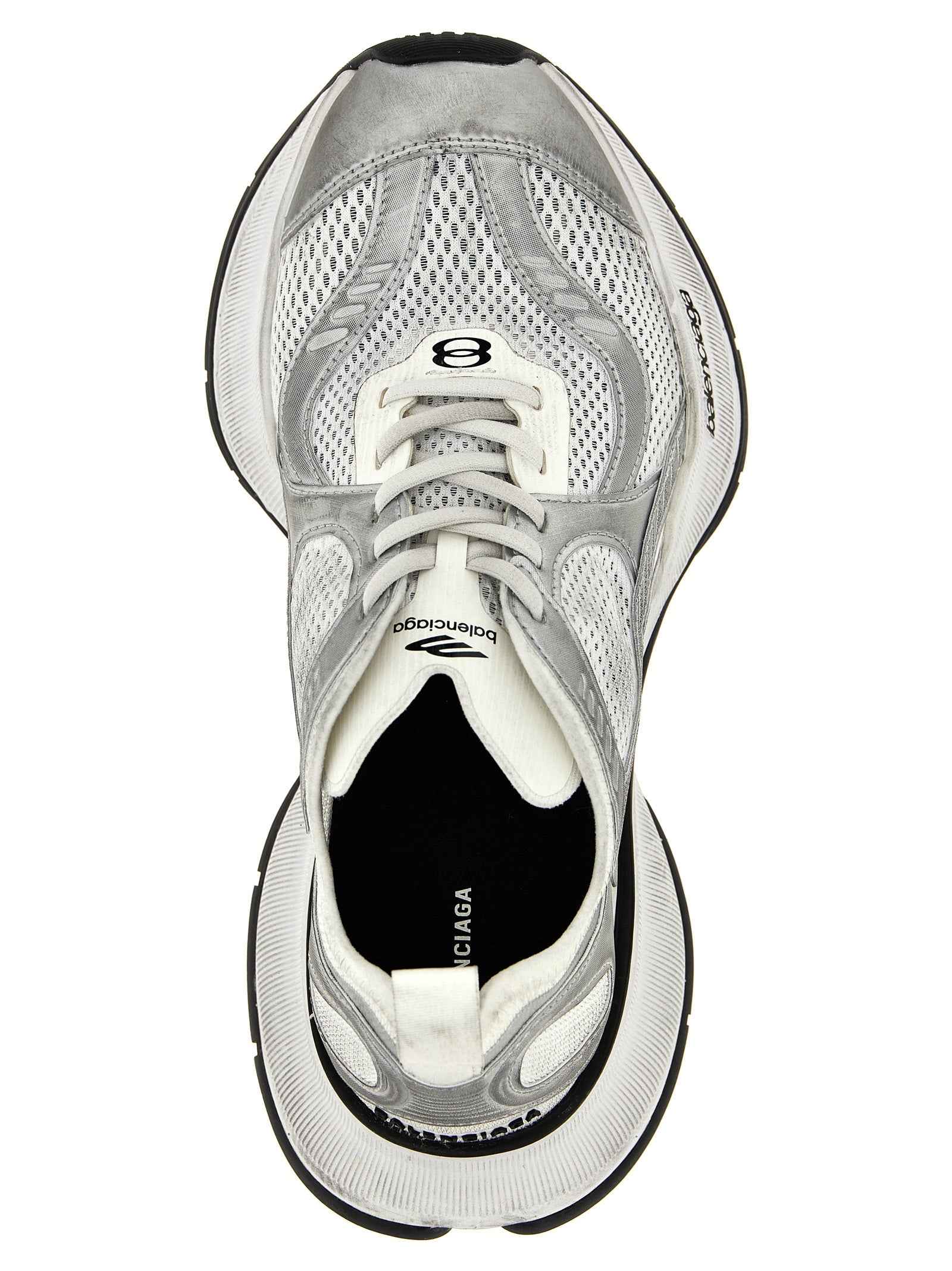 Balenciaga Gray Polyester Athletic Sneakers