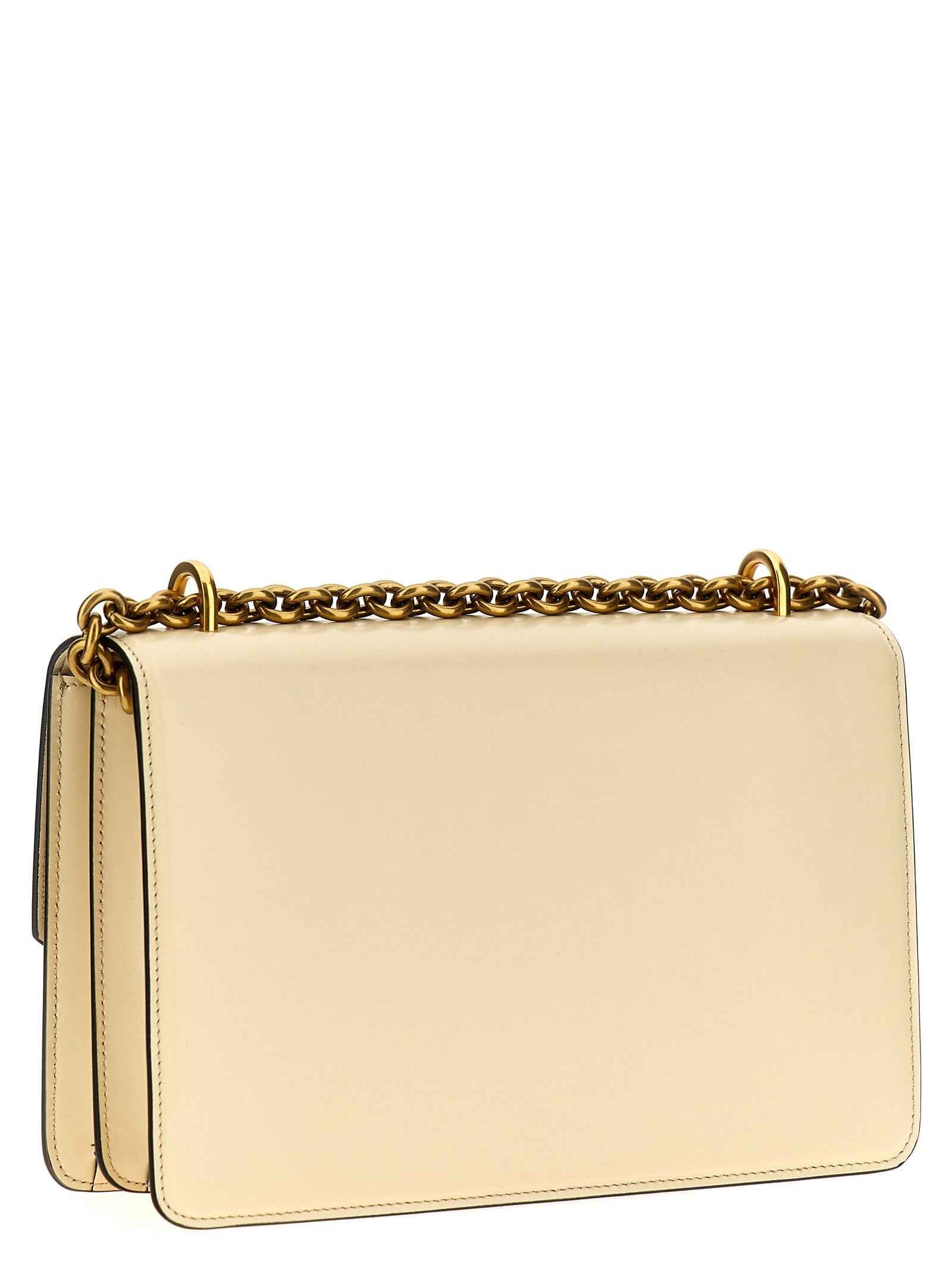 Valentino Garavani White Calfskin Shoulder Bag