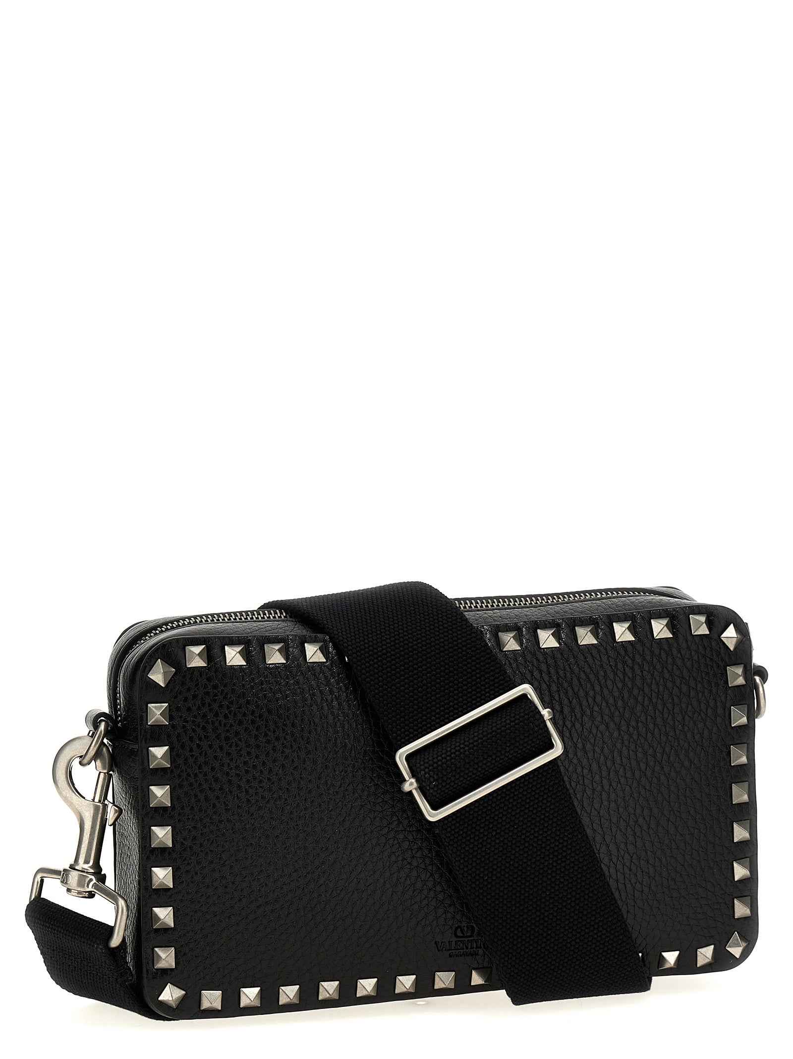 Valentino Garavani Black Calfskin Crossbody Bag