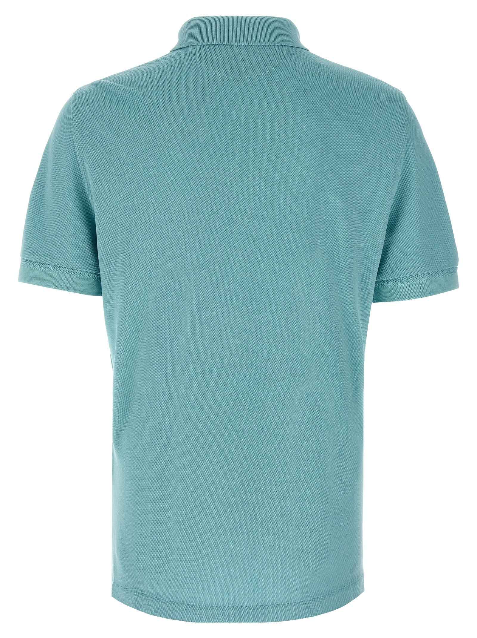 Tom Ford Blue Cotton Polo Shirt