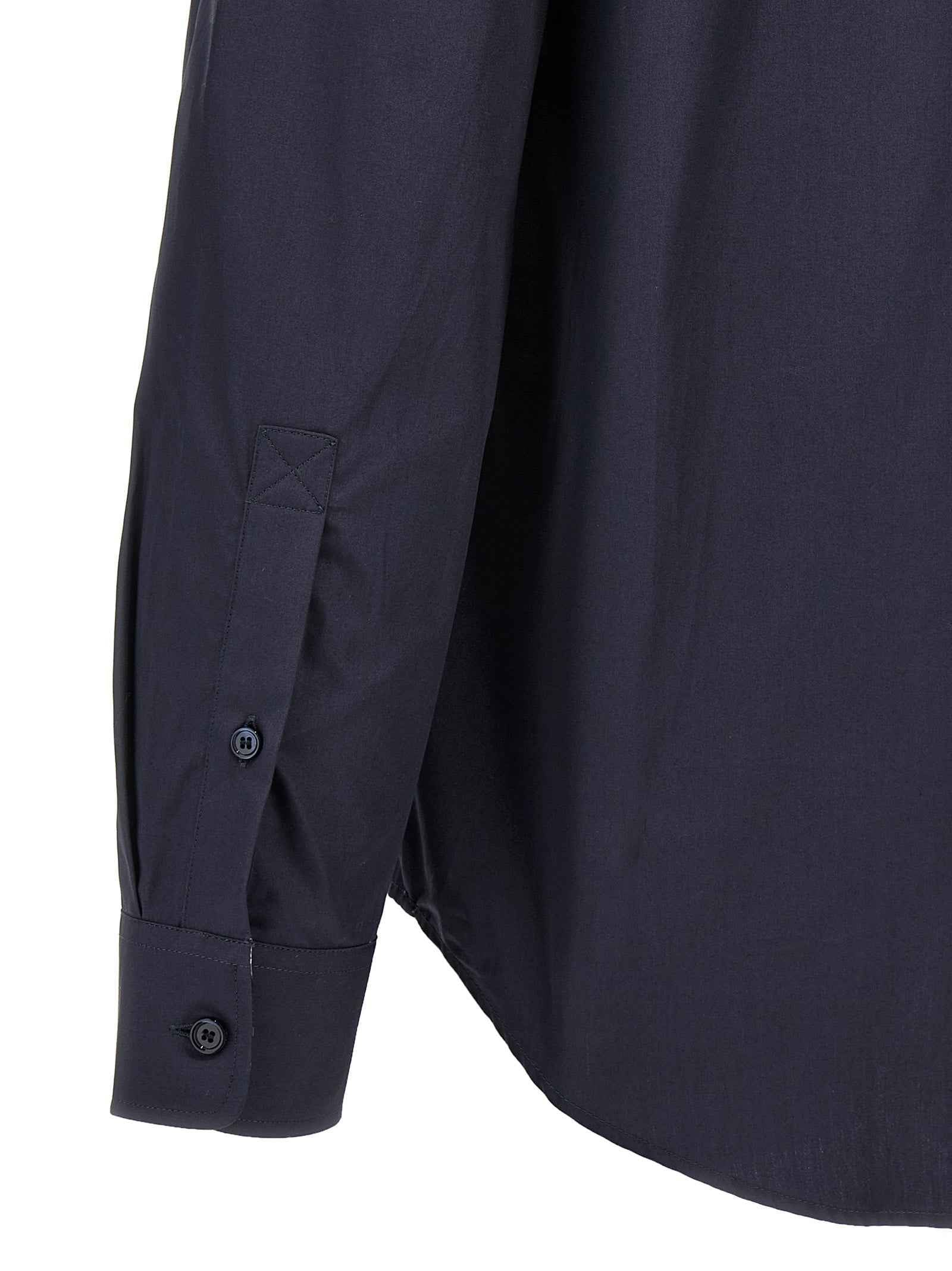 Burberry Blue Cotton Blouse