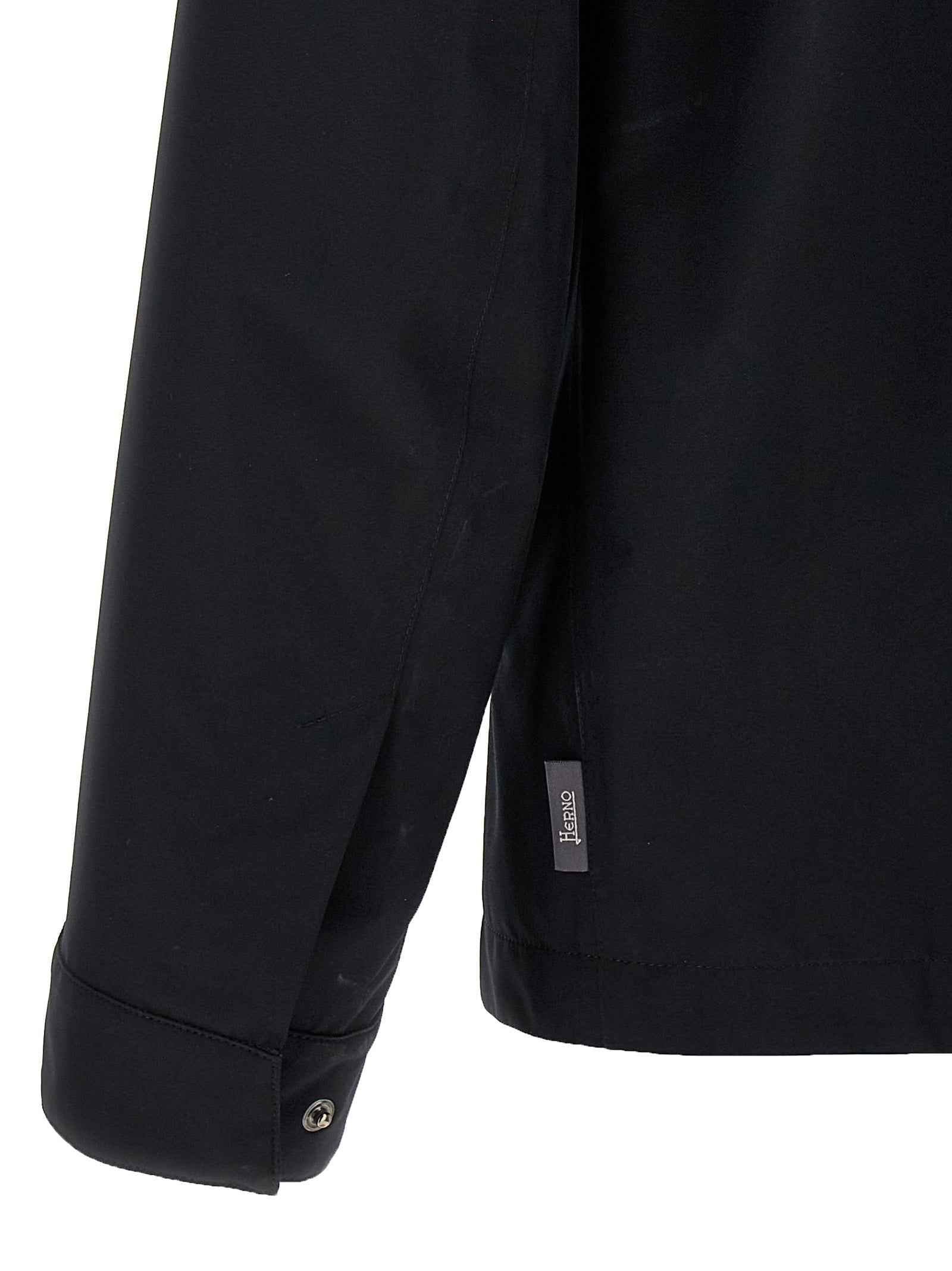 Herno Black Polyester Shell Jacket