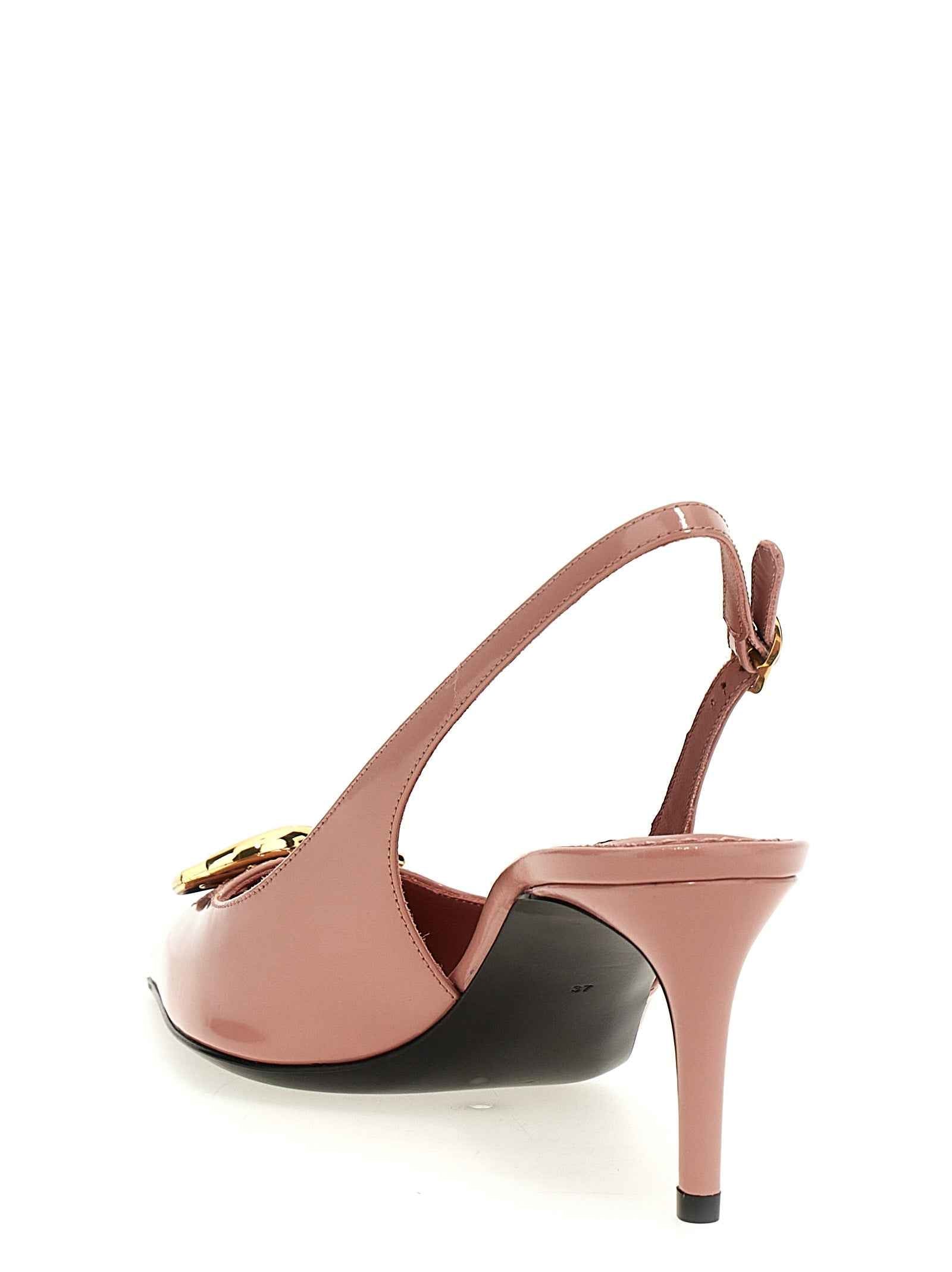 Dolce & Gabbana Multicolor Calfskin Mid Heel Pumps