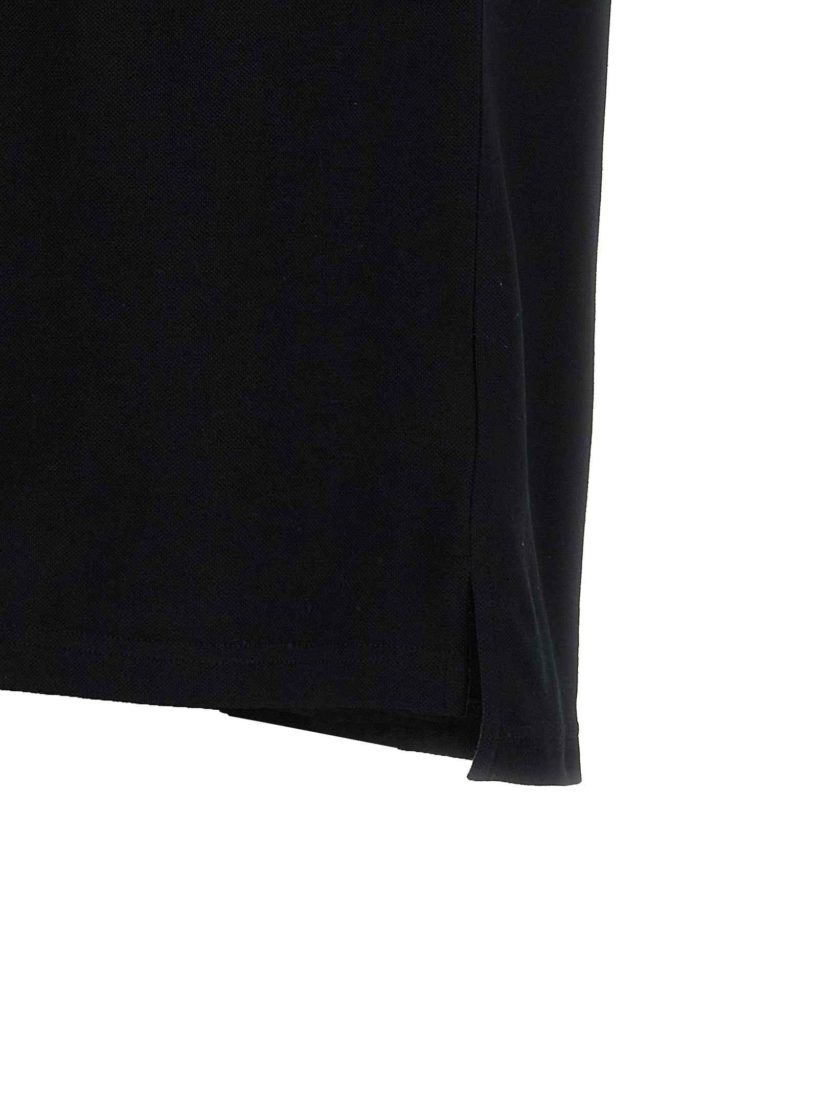 Moschino Black Cotton Polo Shirt