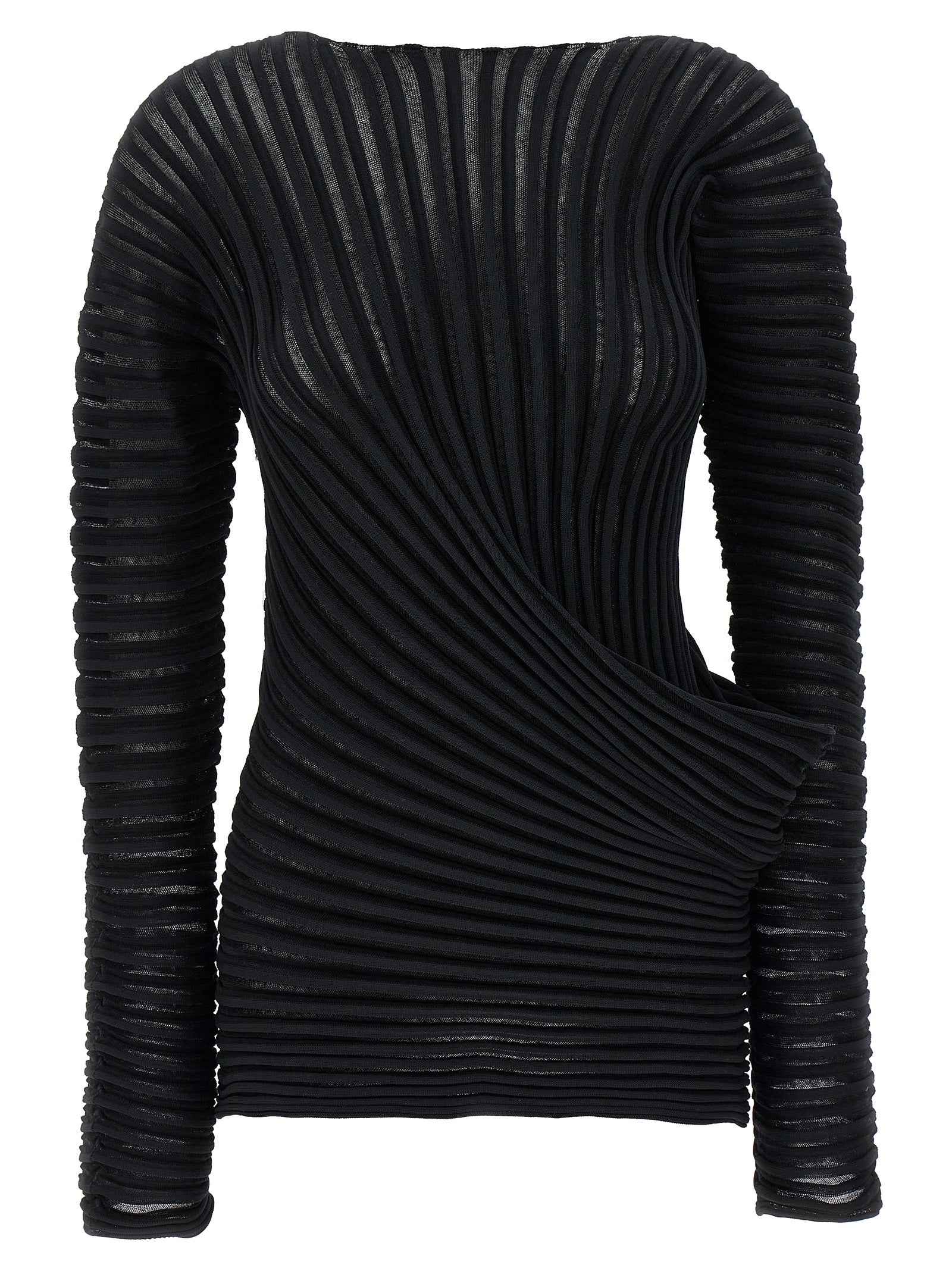 Issey Miyake Black Polyester Shirt