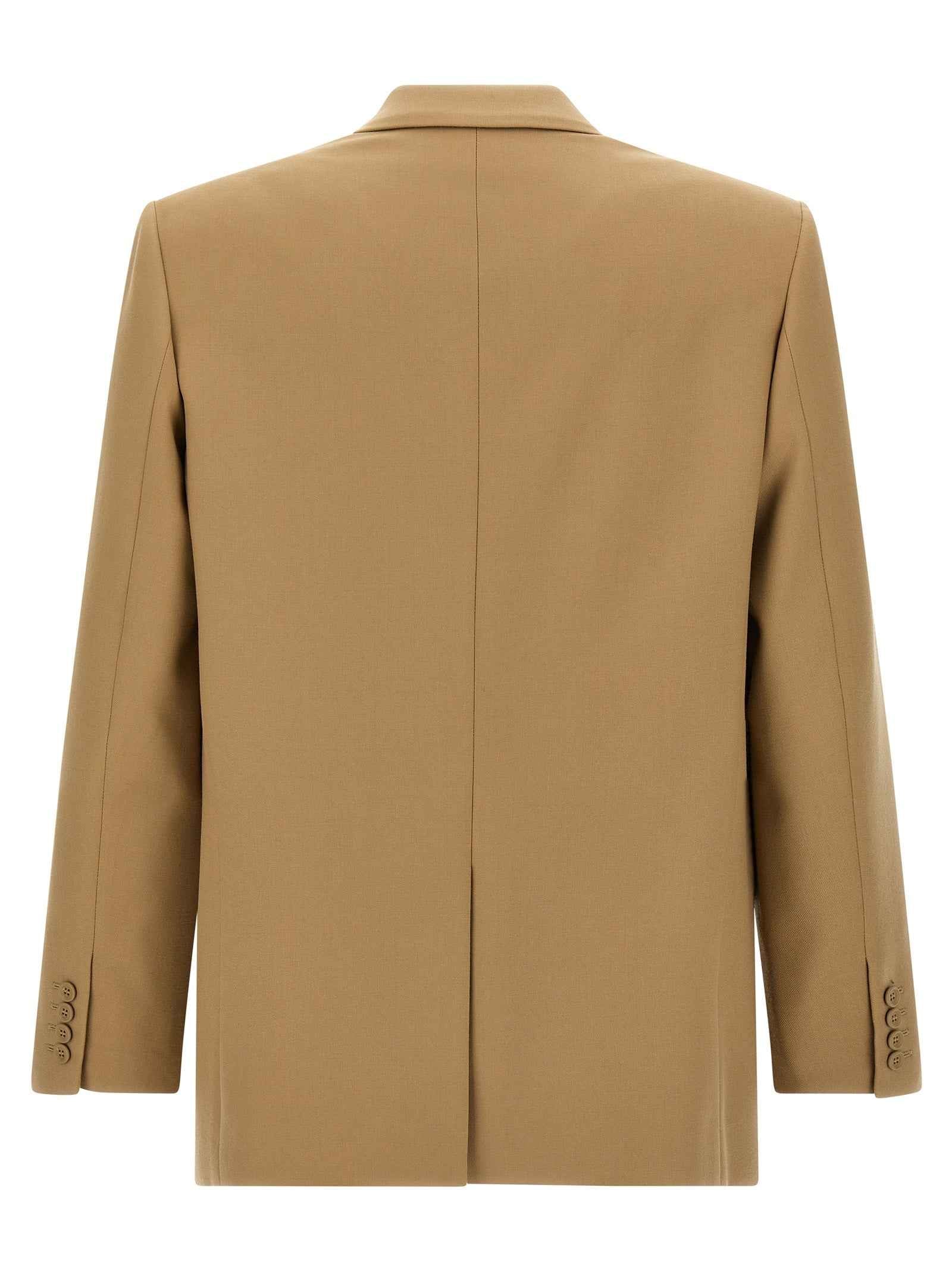 Saint Laurent Beige Wool Blazer