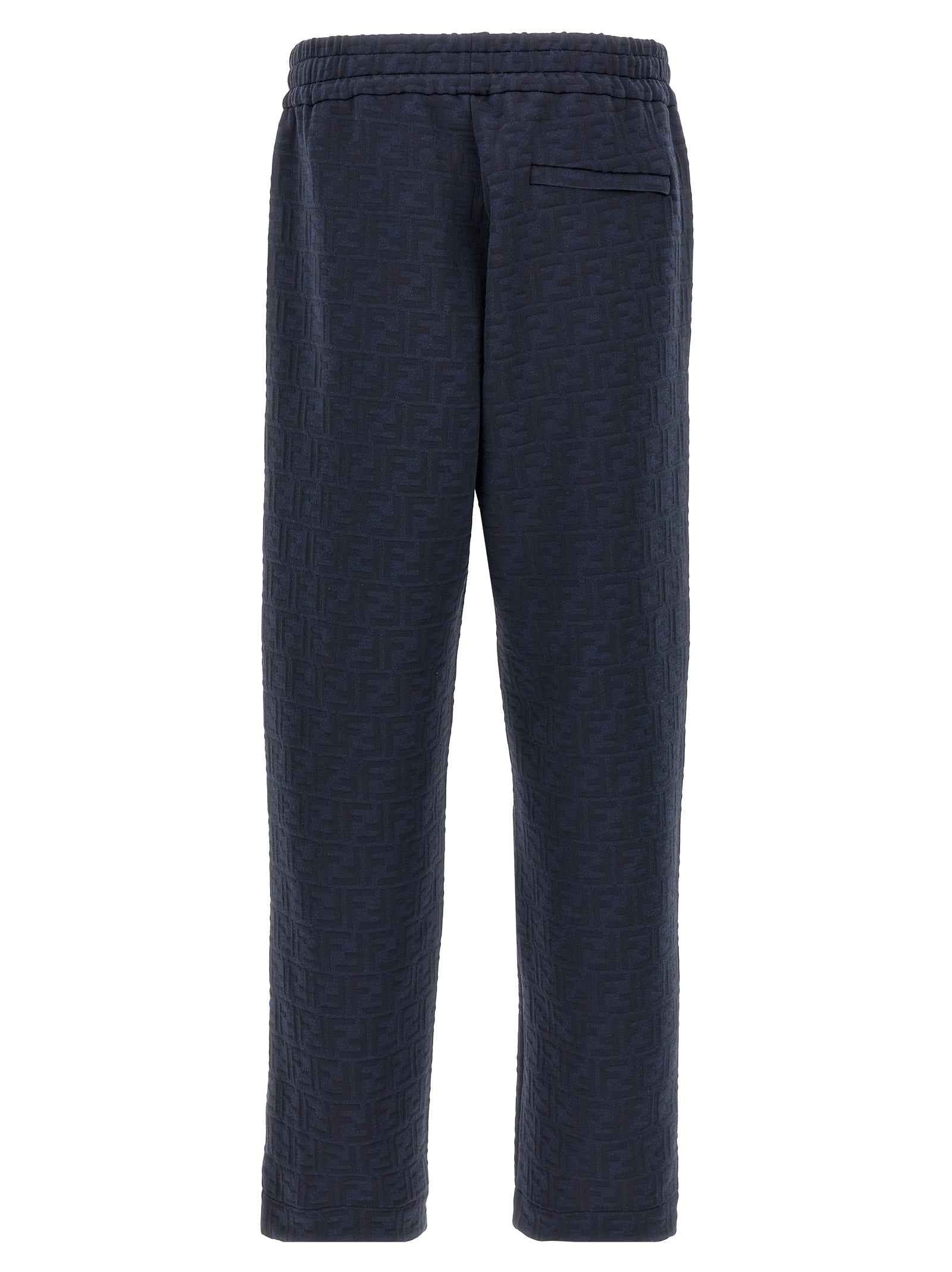 Fendi Blue Polyester Joggers (Workout Pants)