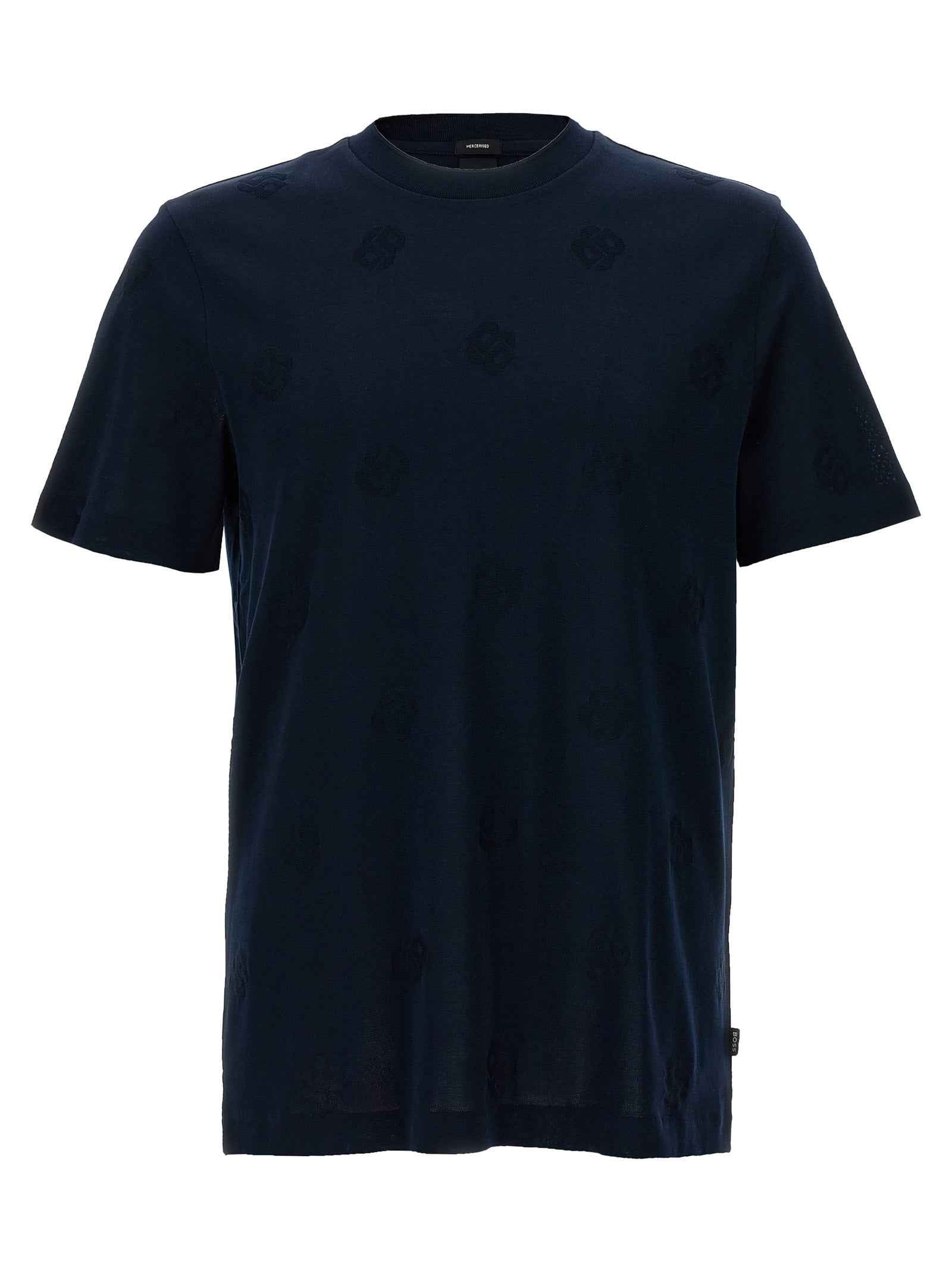 Hugo Boss Blue Cotton T-Shirt