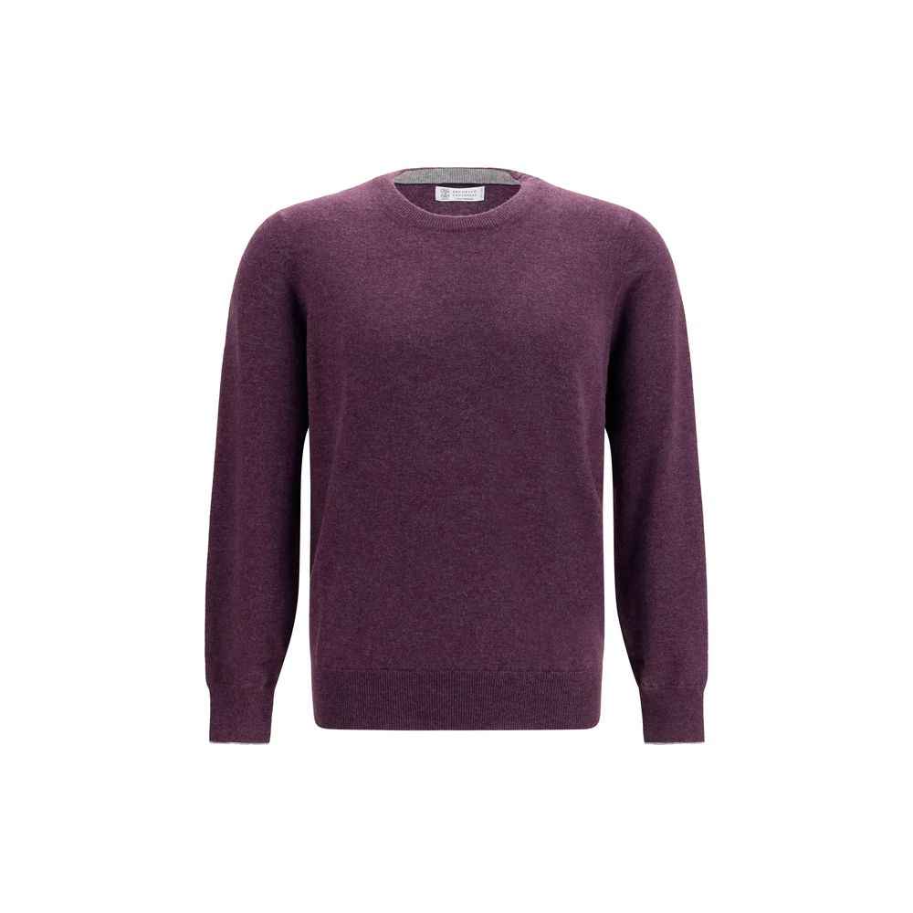 Brunello Cucinelli Purple Cashmere Sweater