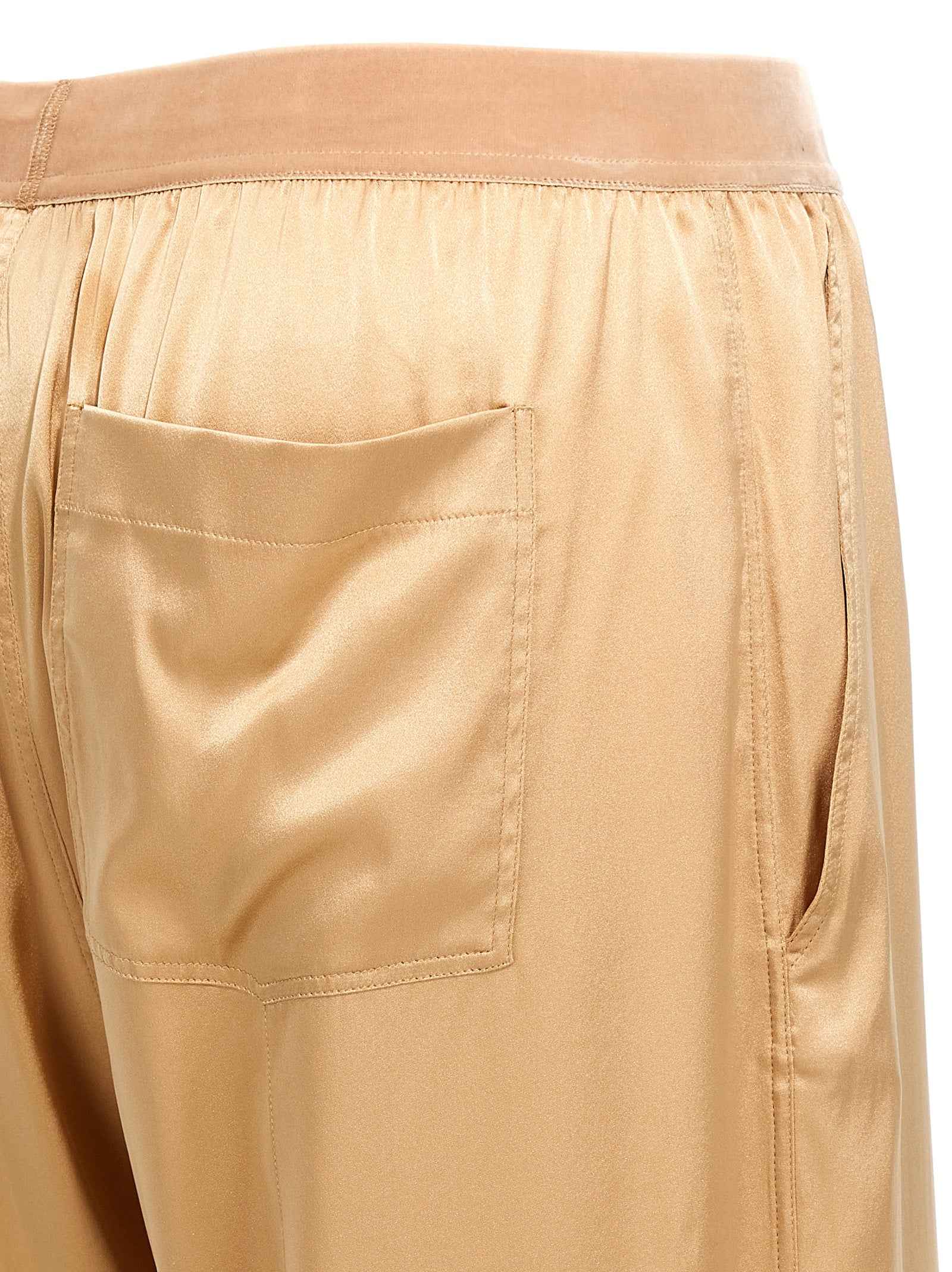 Tom Ford Beige Silk Casual Pants