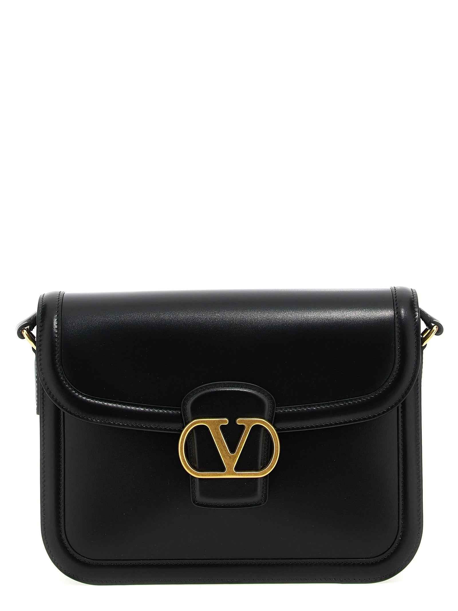 Valentino Garavani Black Calfskin Shoulder Bag