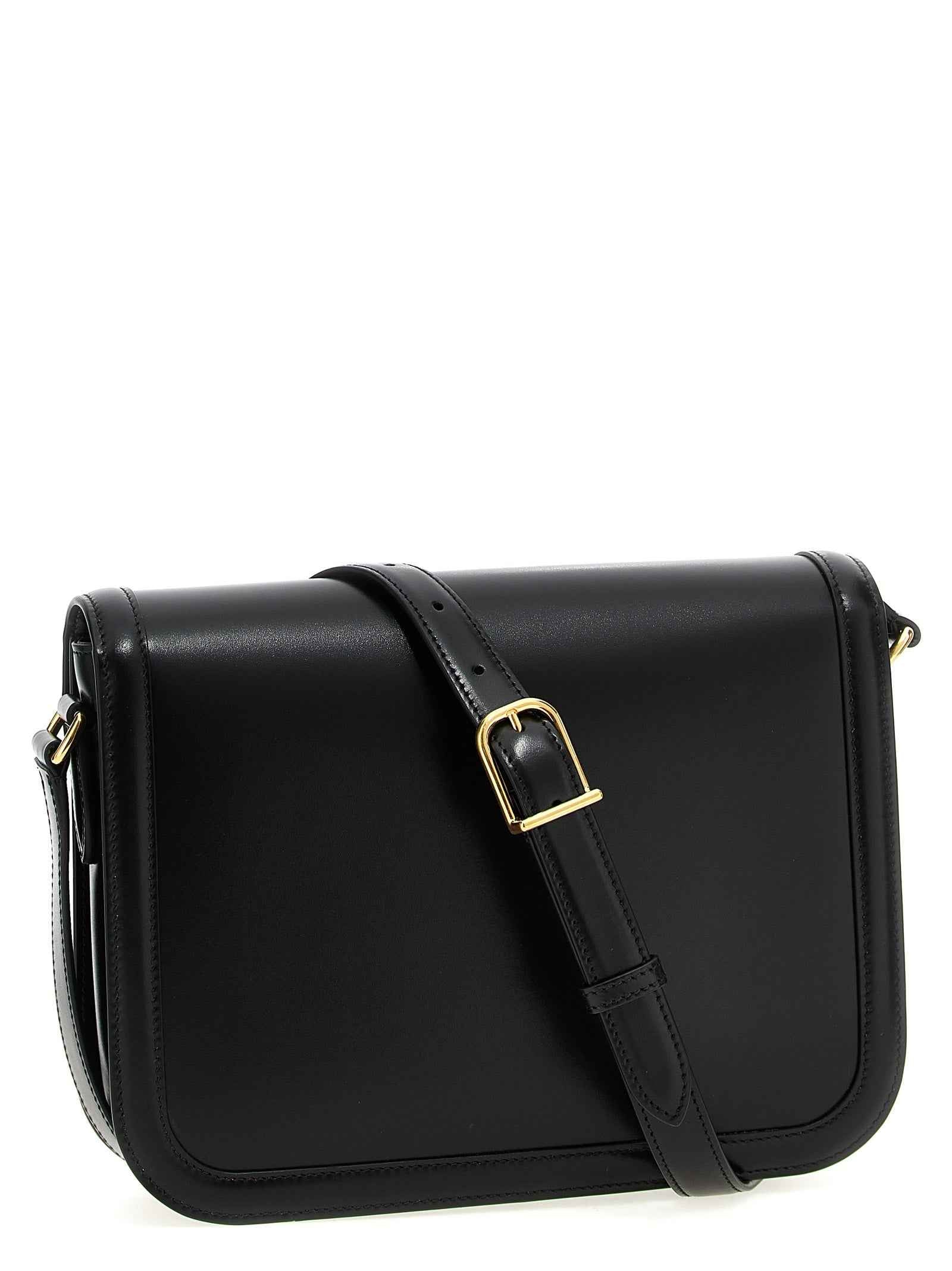 Valentino Garavani Black Calfskin Shoulder Bag