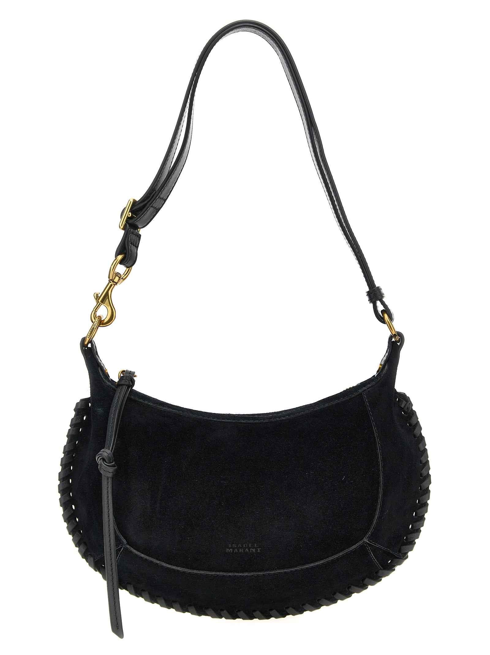 Isabel Marant Black Calfskin Shoulder Bag