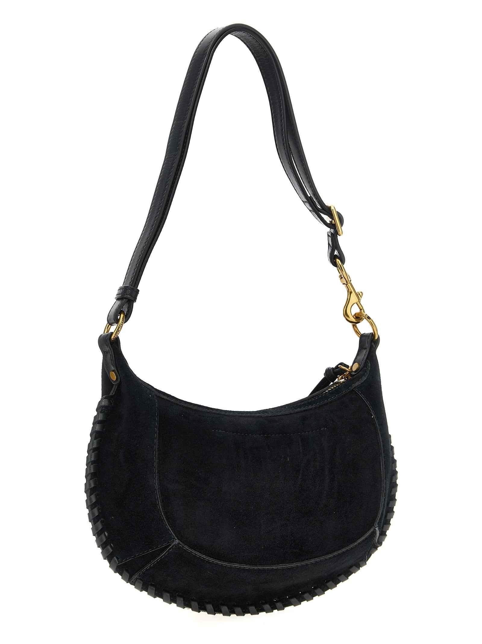 Isabel Marant Black Calfskin Shoulder Bag