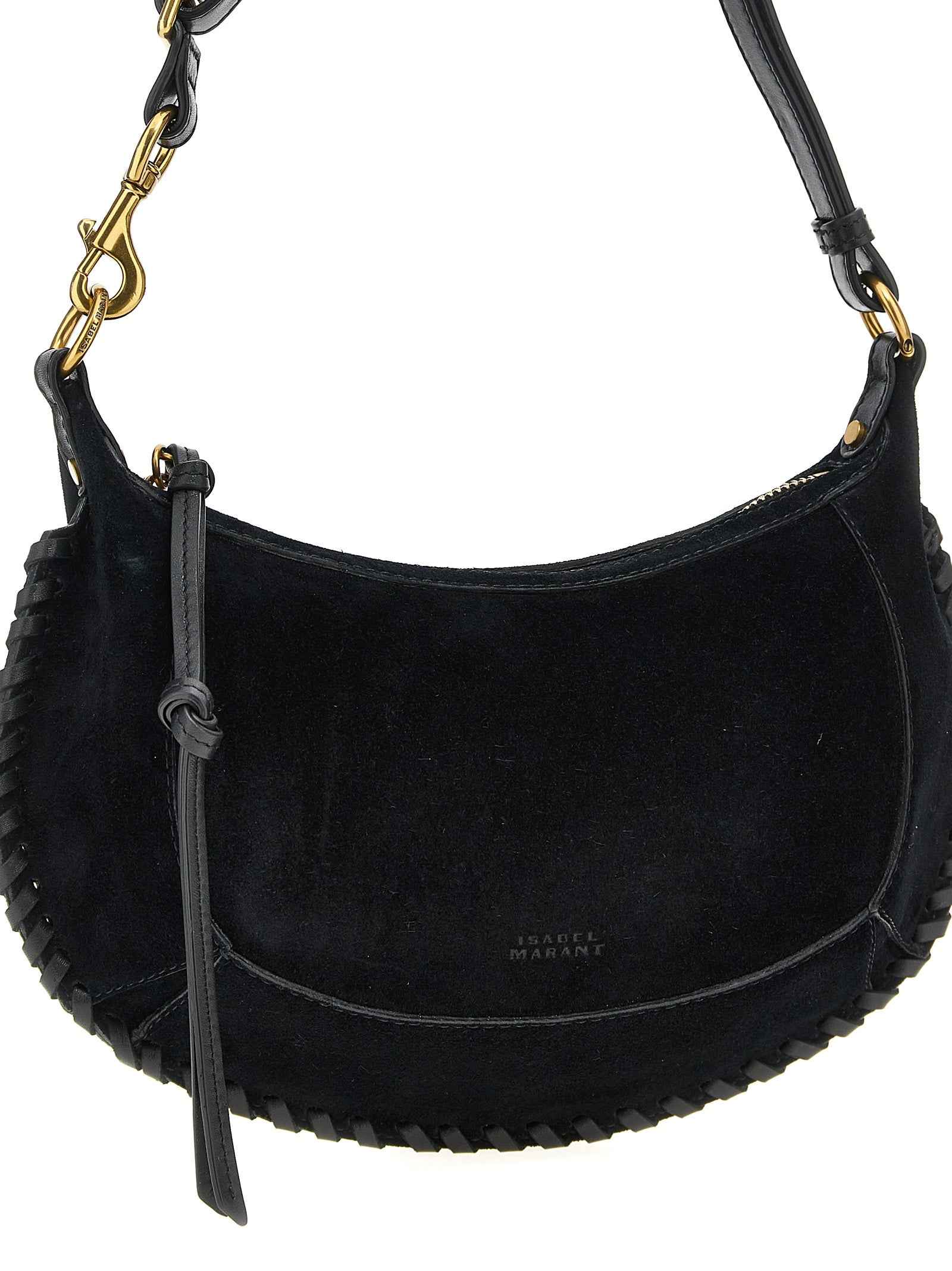 Isabel Marant Black Calfskin Shoulder Bag