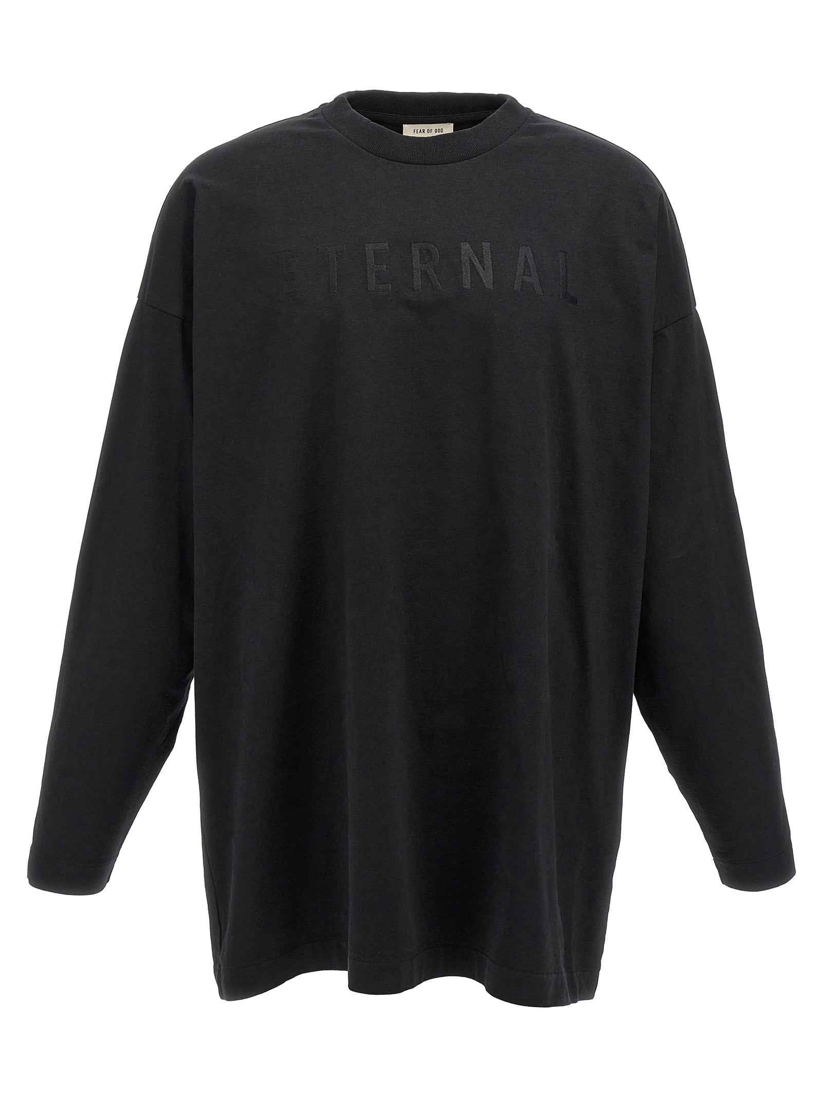 Fear Of God Black Cotton T-Shirt
