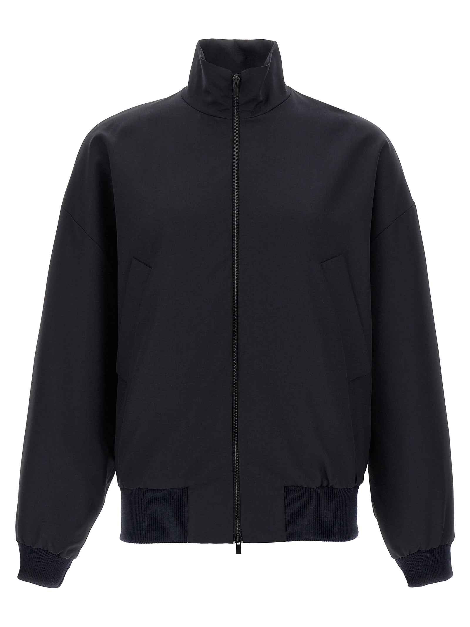 Fear Of God Blue Virgin Wool Full-Length Jacket