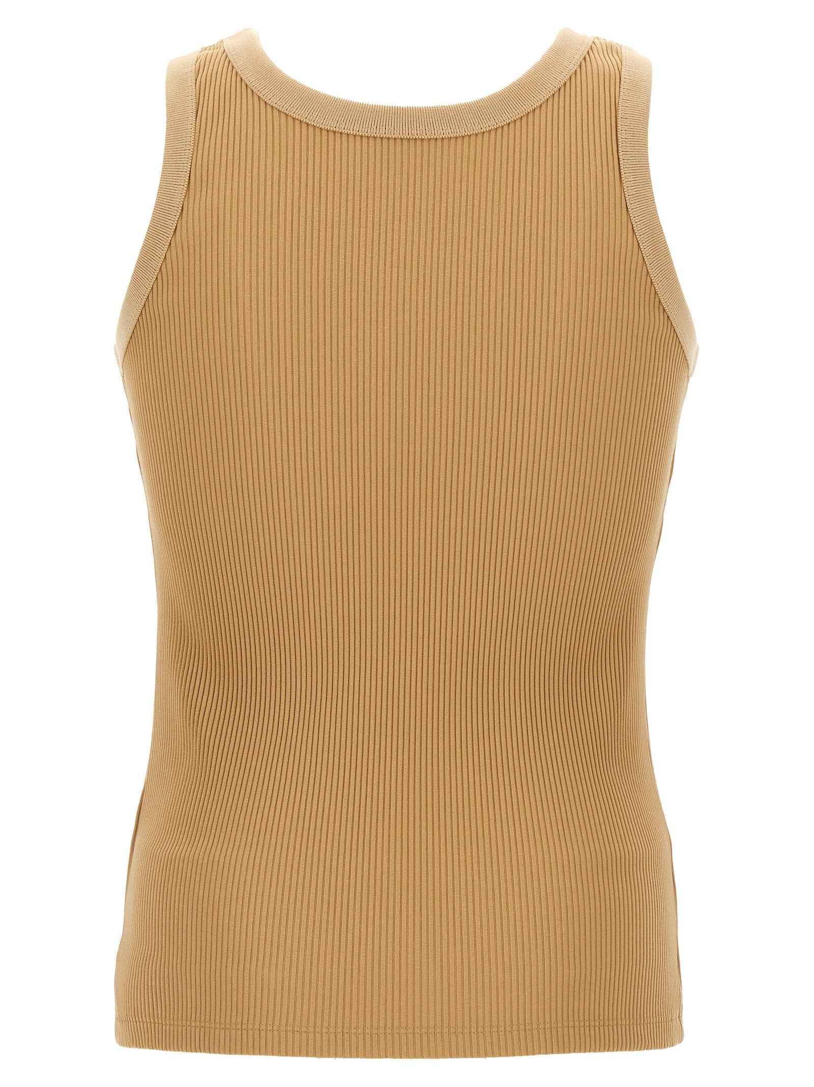 Fendi Beige Polyamide Tank Tops