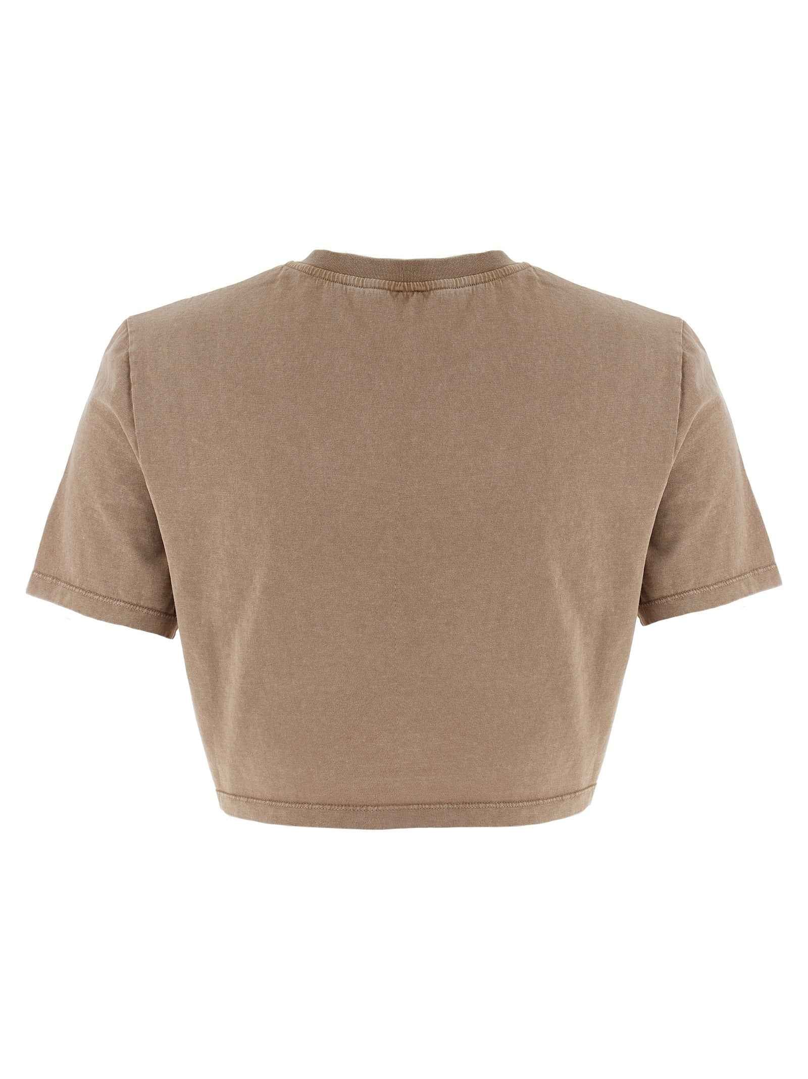 Fendi Brown Cotton T-Shirt