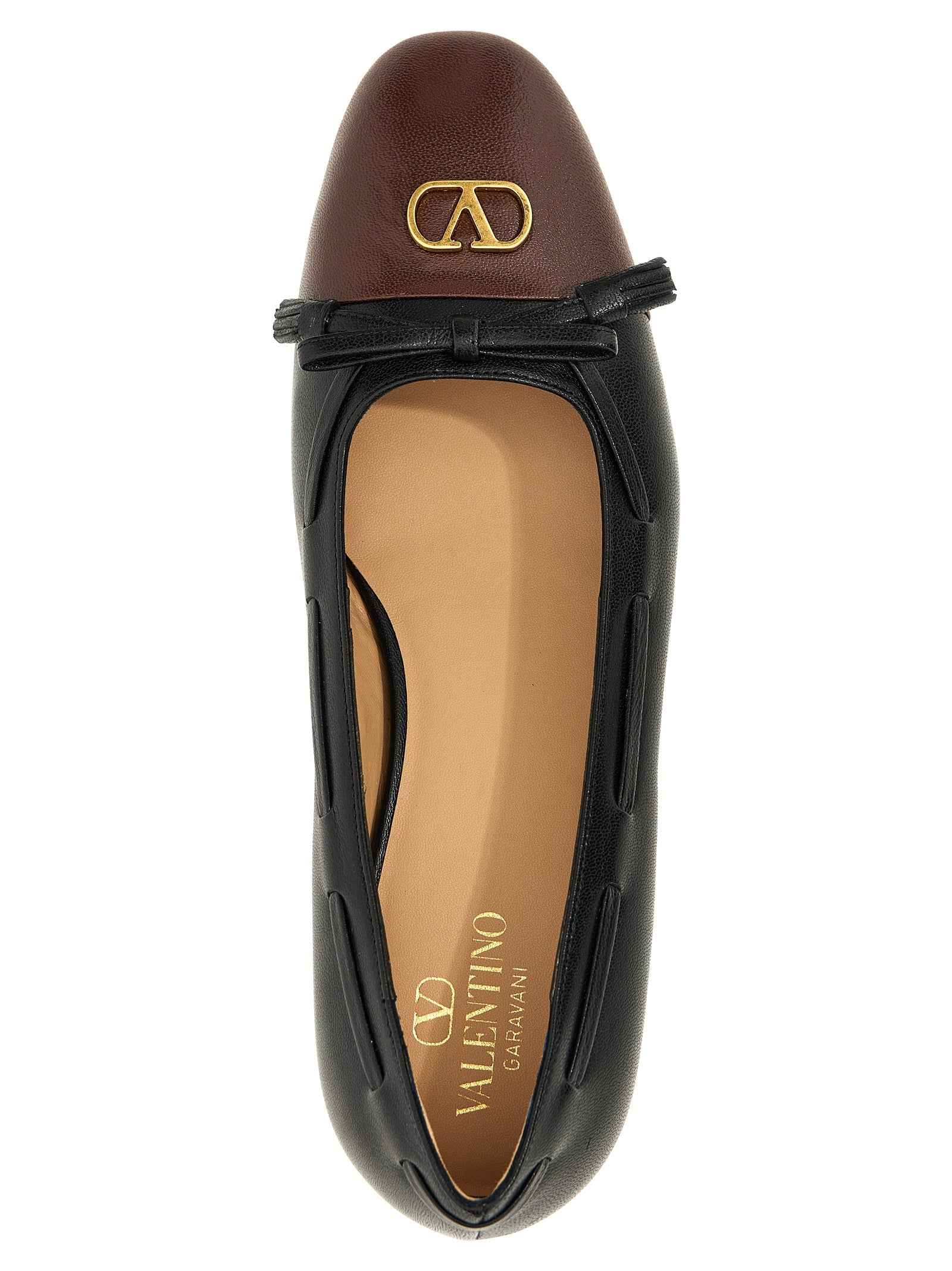 Valentino Garavani Multicolor Calfskin Ballet Flats