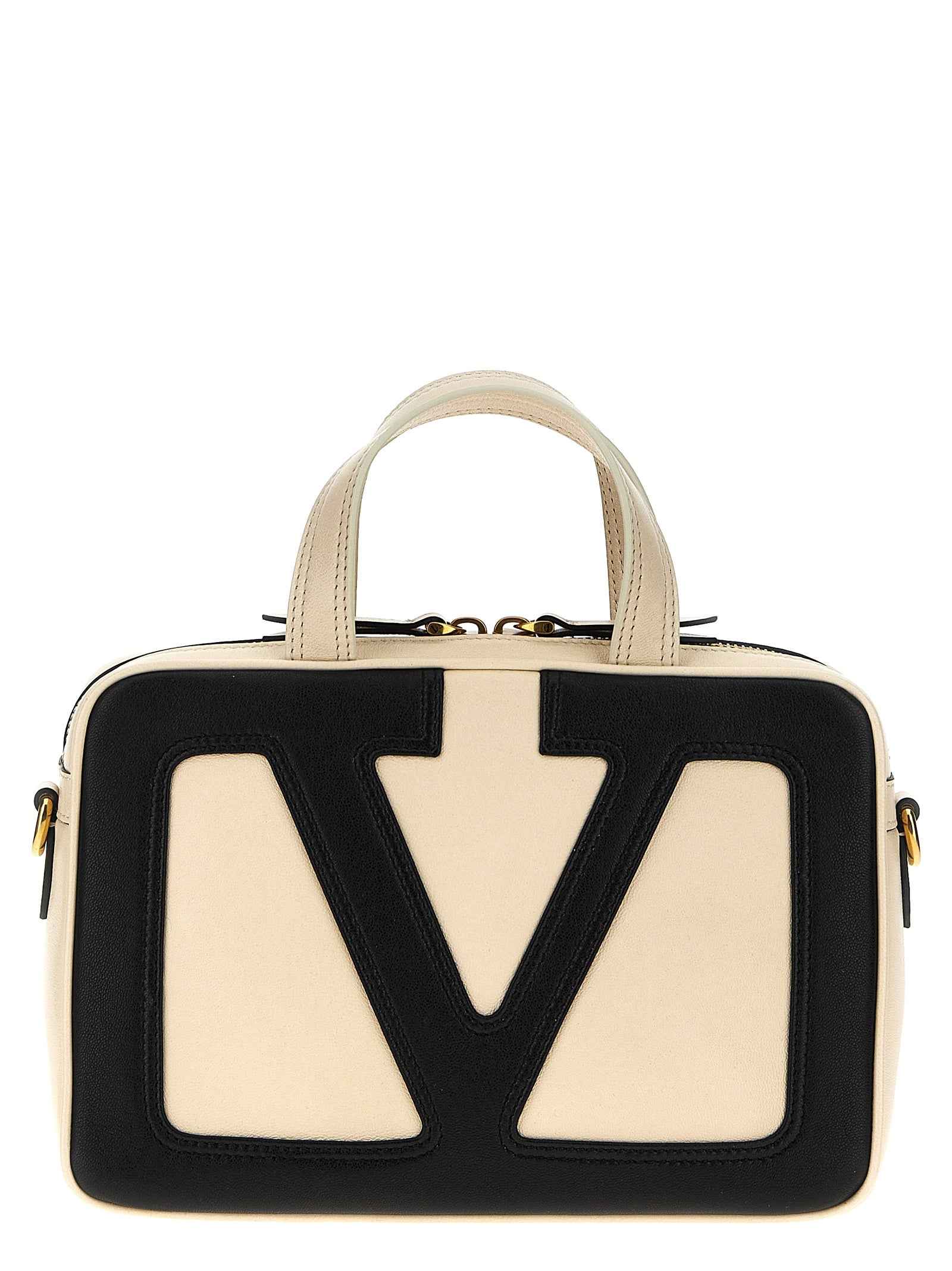 Valentino Garavani Bicolor Lamb Leather Handbag