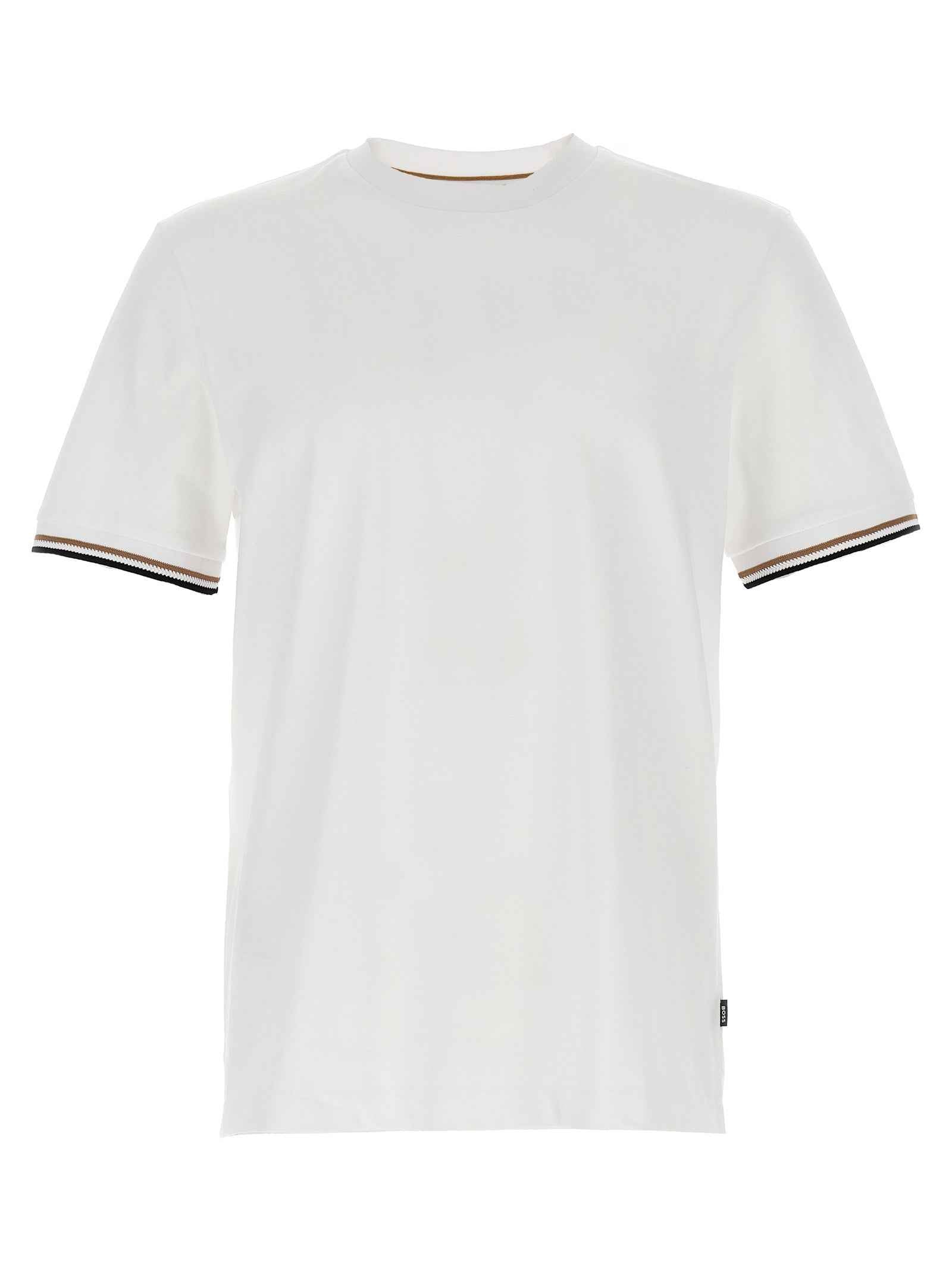 Hugo Boss White Cotton T-Shirt