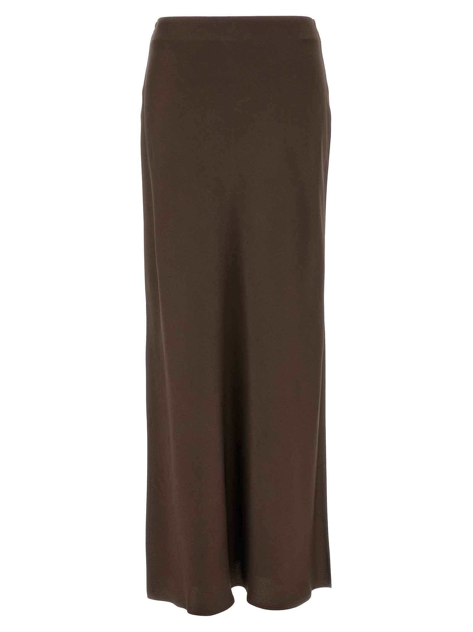 Brunello Cucinelli Brown Acetate Mini Skirt